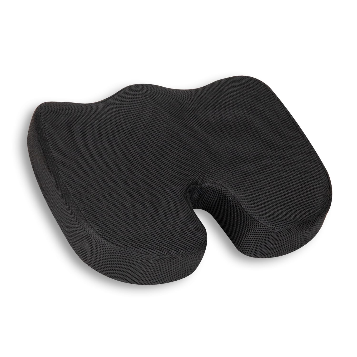 Mind Reader Memory Foam Seat Cushion, 2-3/4inH x 13-1/2inW x18inD, Black