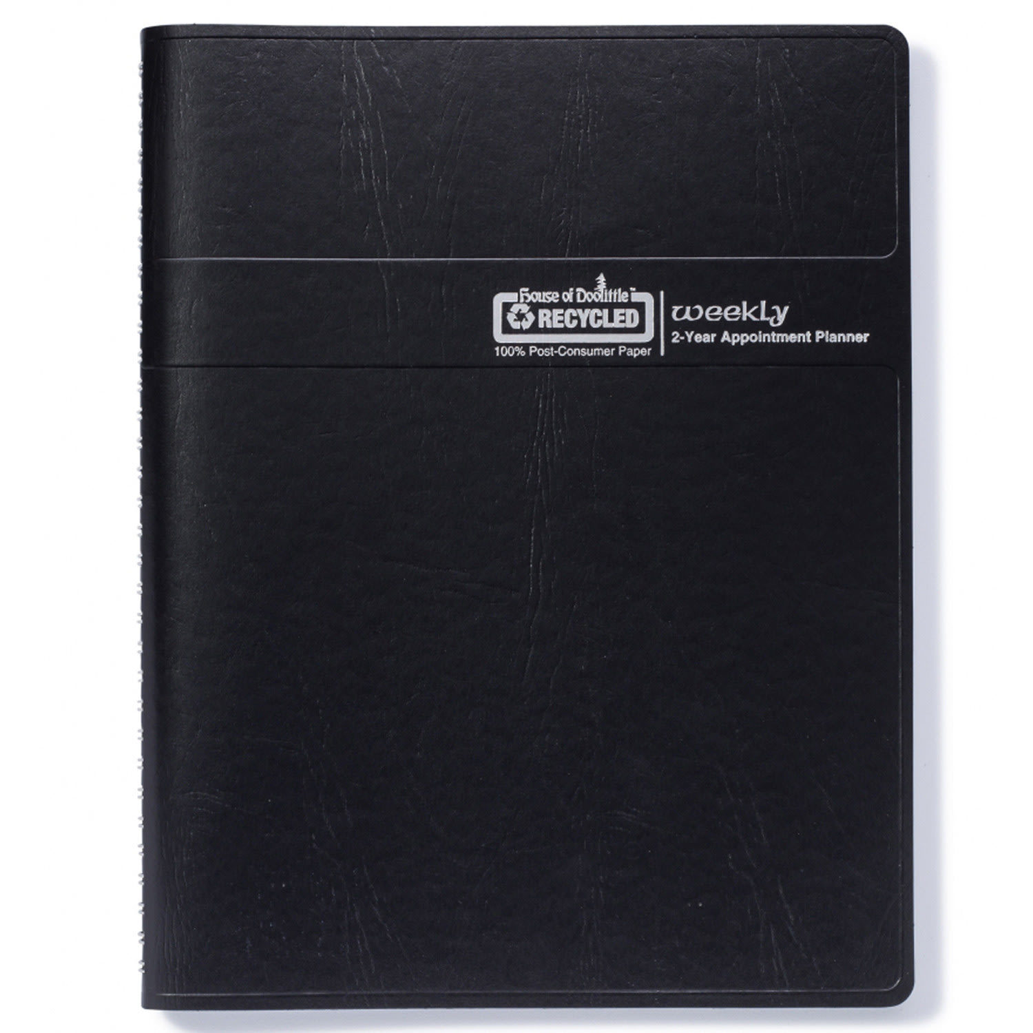 House Of Doolittle Professional Weekly Planner, 8-1/2in x 11in, Black, 24 Months, January-December
