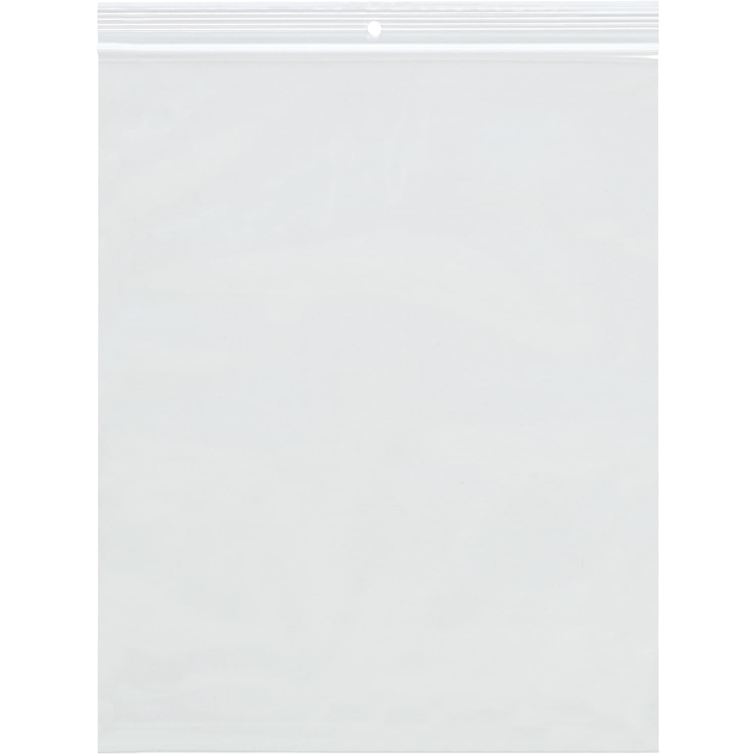 Office Depot Brand 2 Mil Reclosable Poly Bags With Hang Hole, 2in x 8in, Clear, Case Of 1000