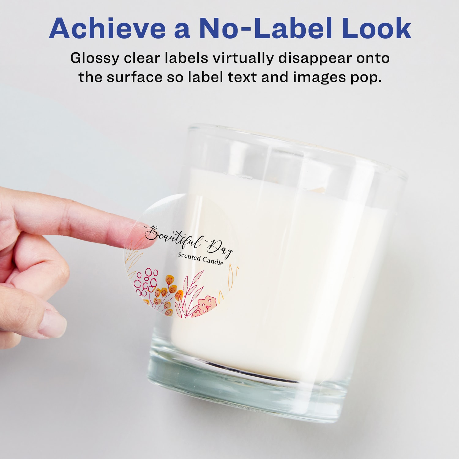 Avery Glossy Permanent Labels With Sure Feed, 94500-CGF100, Round, 1in Diameter, Clear, Pack Of 4,800 - Image 3