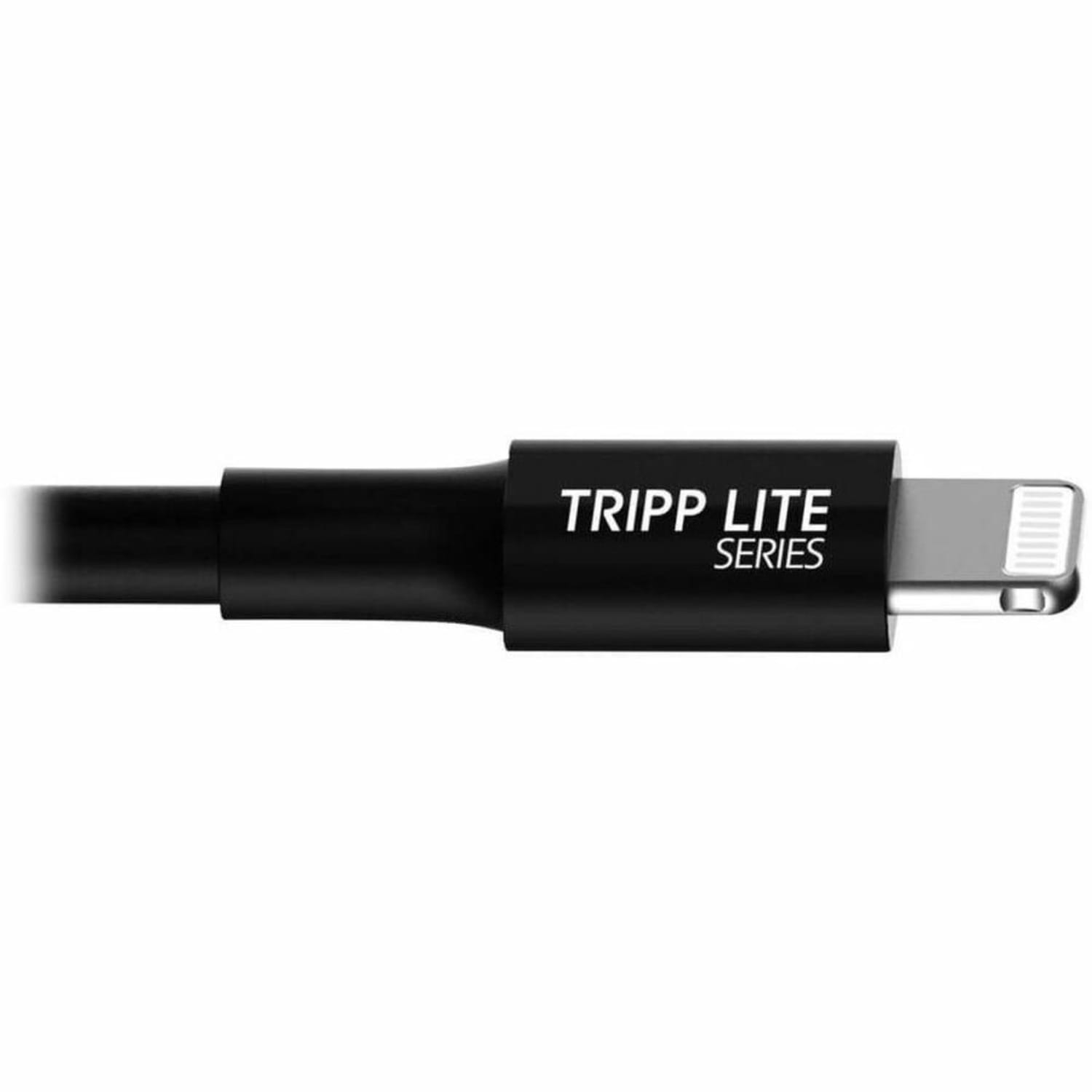 Eaton Tripp Lite Series USB-A to Lightning Sync/Charge Cable (M/M) - MFi Certified, Black, 3 ft. (0.9 m) - M100003BK - Image 6