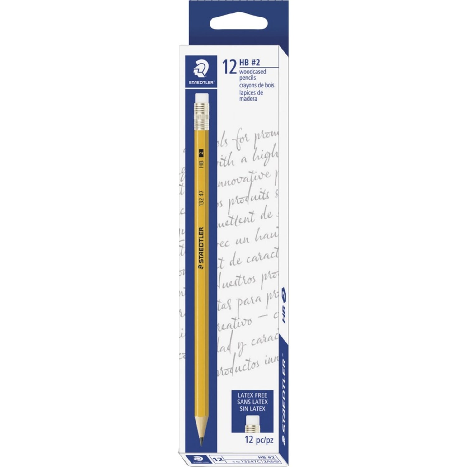 STAEDTLER Presharpened Pencils, Presharpened, #2HB, Yellow Barrel, Pack of 12 - Image 3