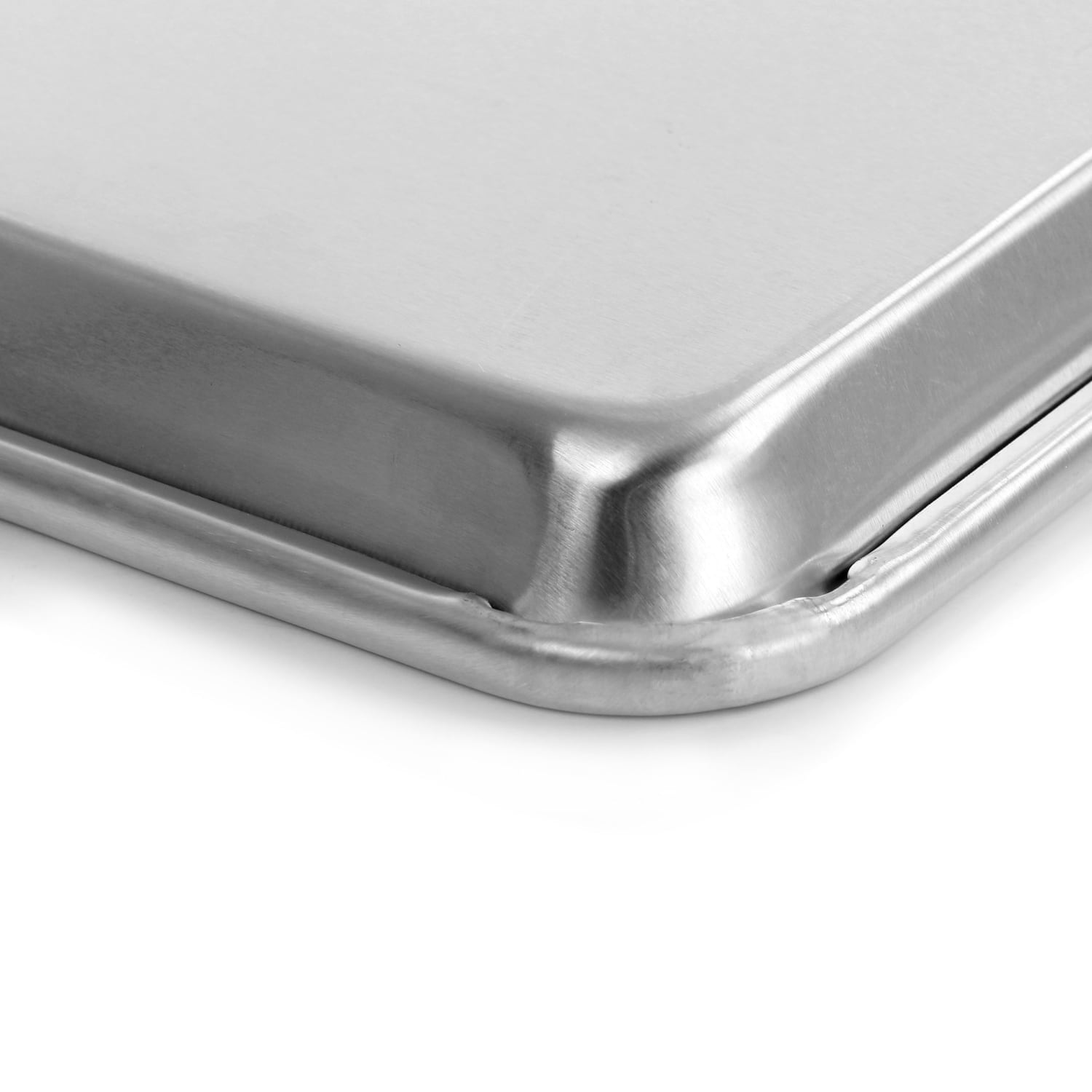 Martha Stewart Aluminum Cookie Sheet, 21in, Silver - Image 3