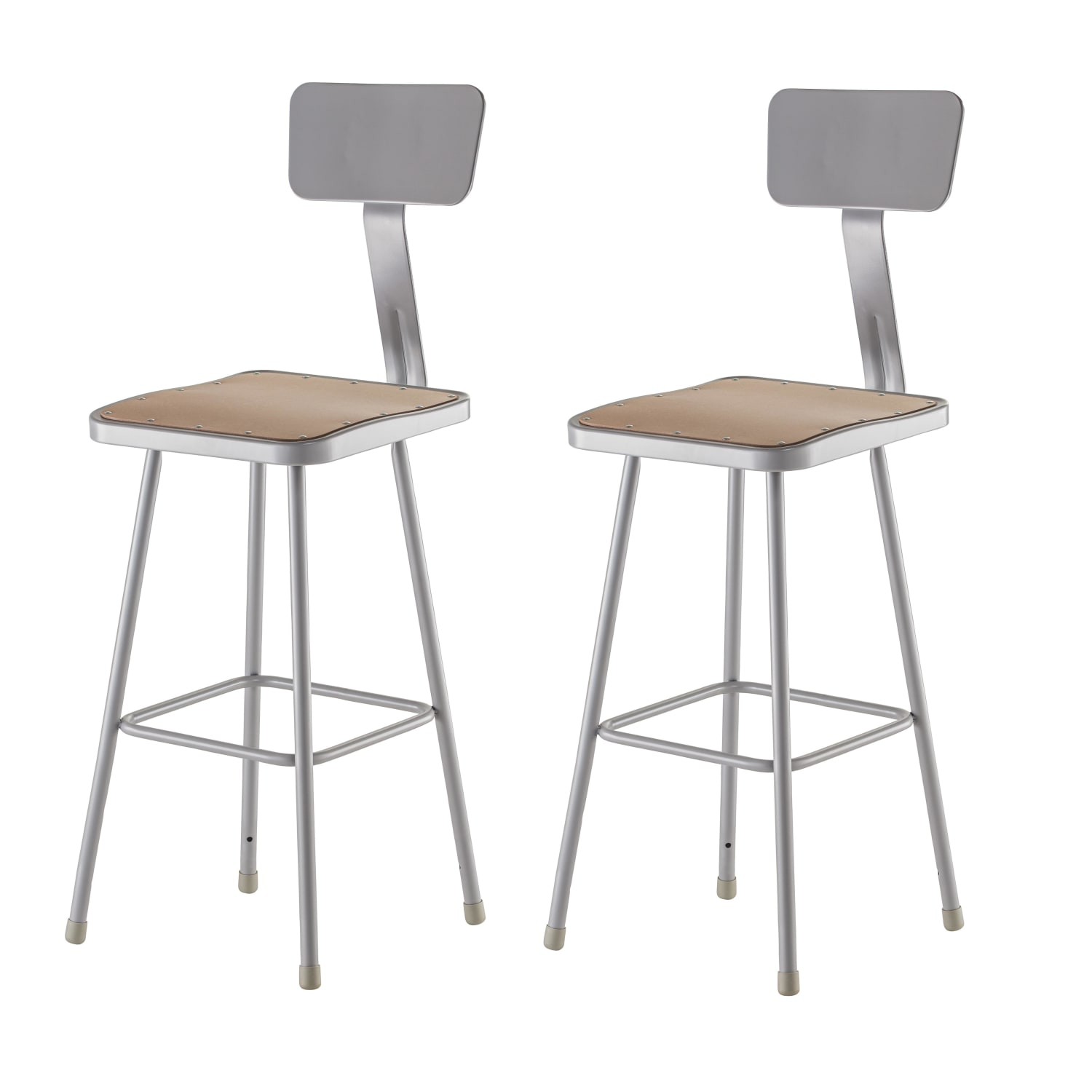 National Public Seating Hardboard Task Stools With Backs 45inH GrayBrown Pack Of 2 Stools PopularChairscom National Public Seating Hardboard Task Stools With Backs 45inH GrayBrown Pack Of 2 Stools PopularChairscom