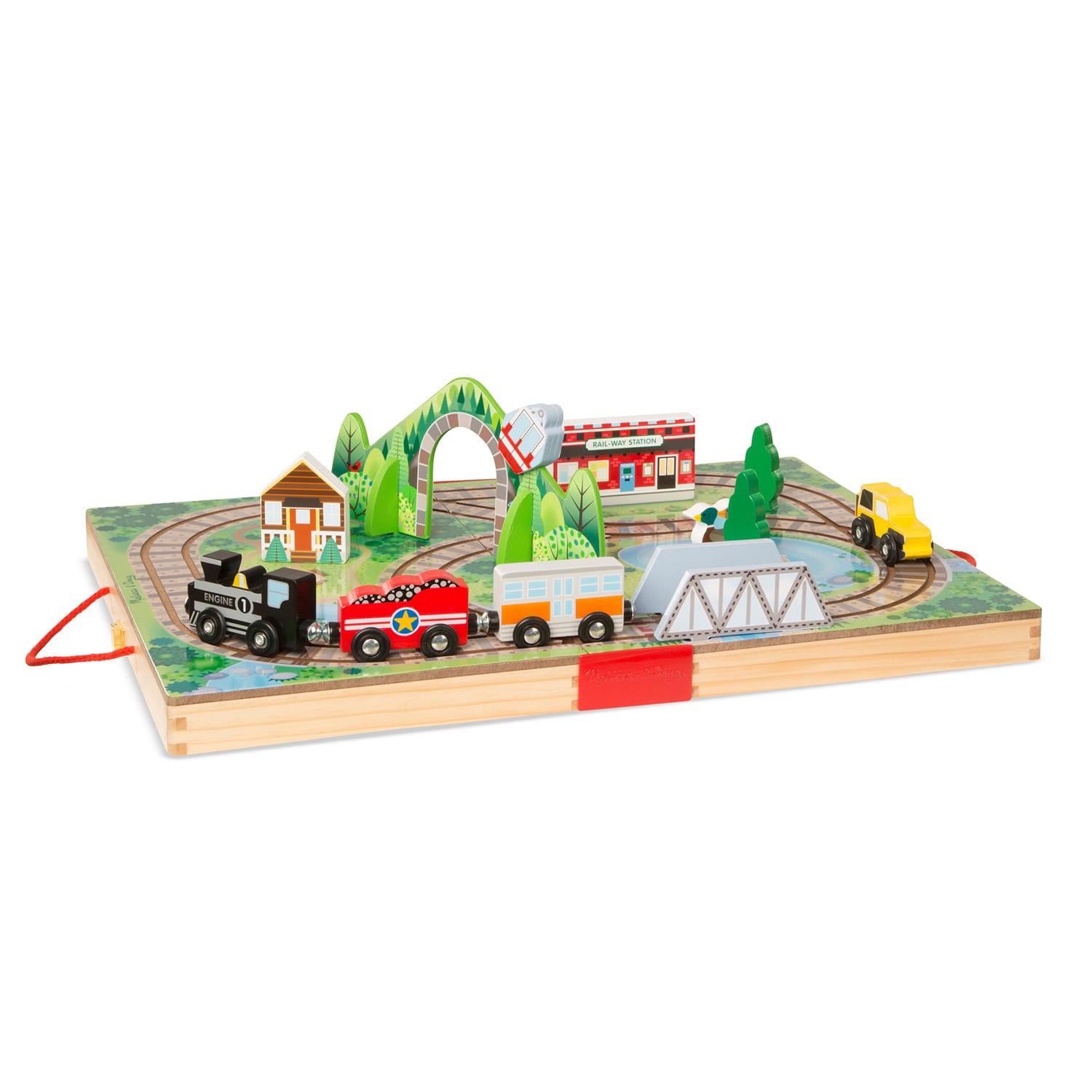 Melissa & Doug Take Along Railroad