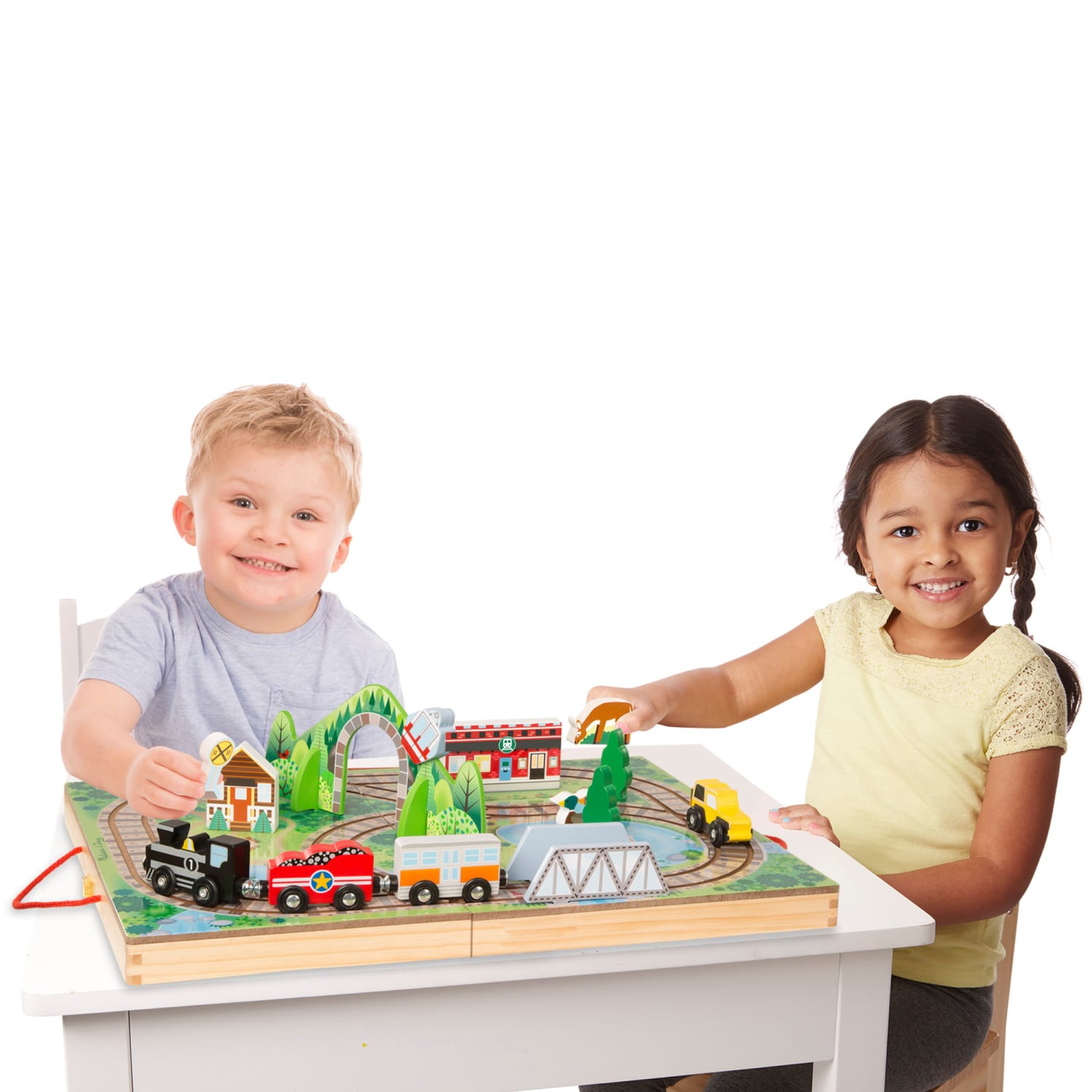 Melissa & Doug Take Along Railroad - Image 4