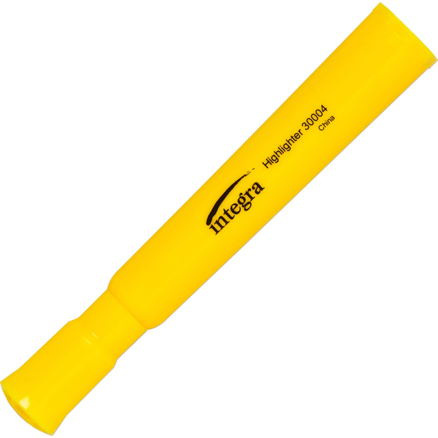 Integra Chisel Desk Liquid Highlighters - Chisel Marker Point Style - Yellow Water Based Ink - Yellow Barrel - 1 Dozen - Image 5