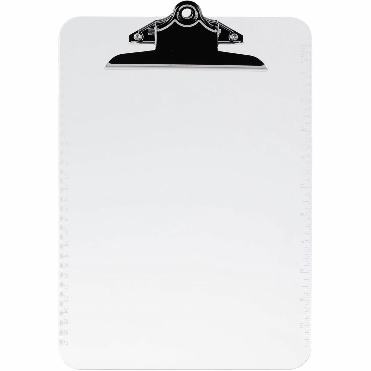 Sparco Plastic Clipboard, 8 1/2in x 12in, Clear - Image 3