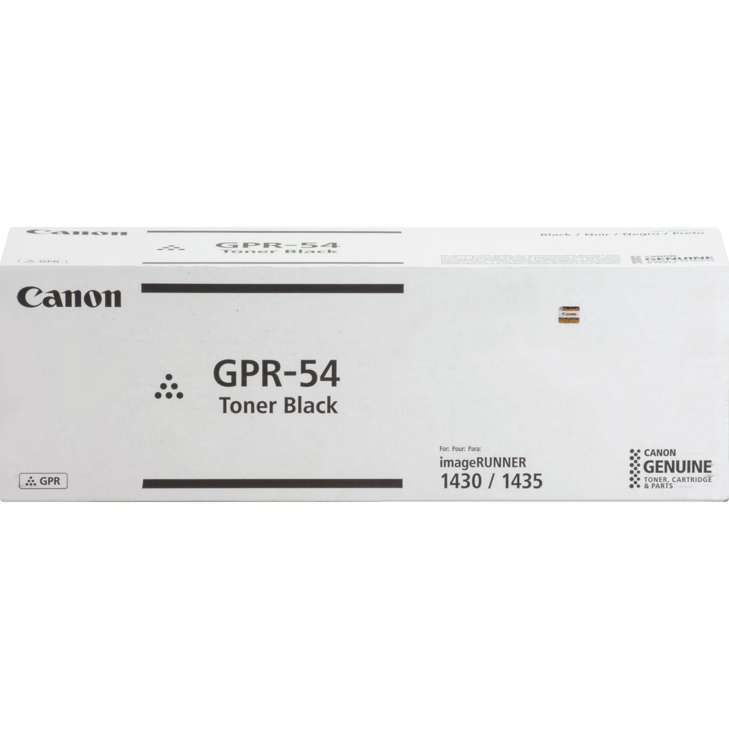 Canon GPR-54 Original Toner Cartridge - Laser - 17600 Pages - Black - 1 Each - Image 3