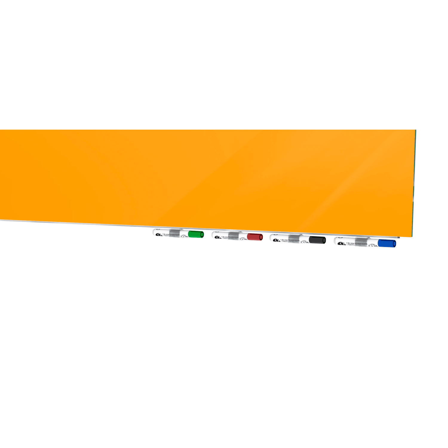 Ghent Aria Low Profile Glassboard, Magnetic, 48inH x 60inW, Marigold - Image 4