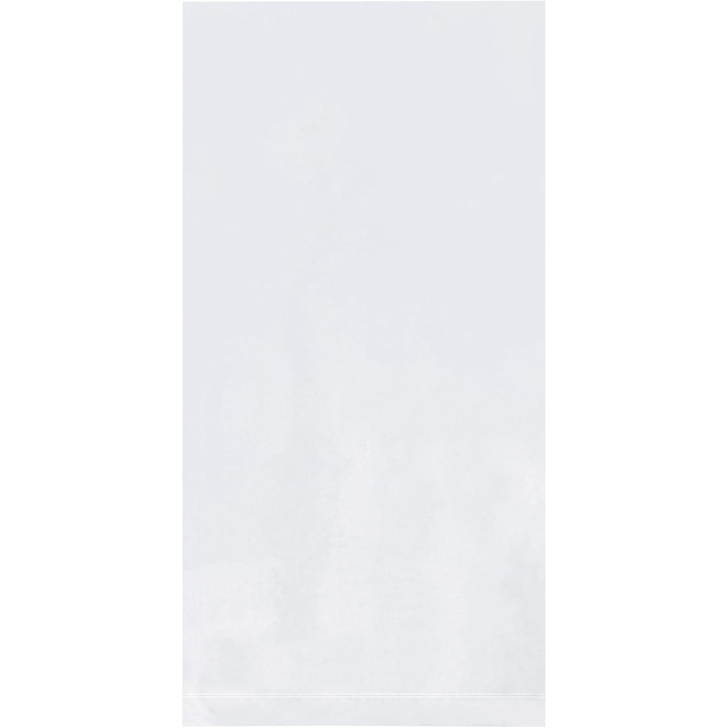 Office Depot Brand 1.5 Mil Flat Poly Bags, 4 x 5in, Clear, Case Of 1000