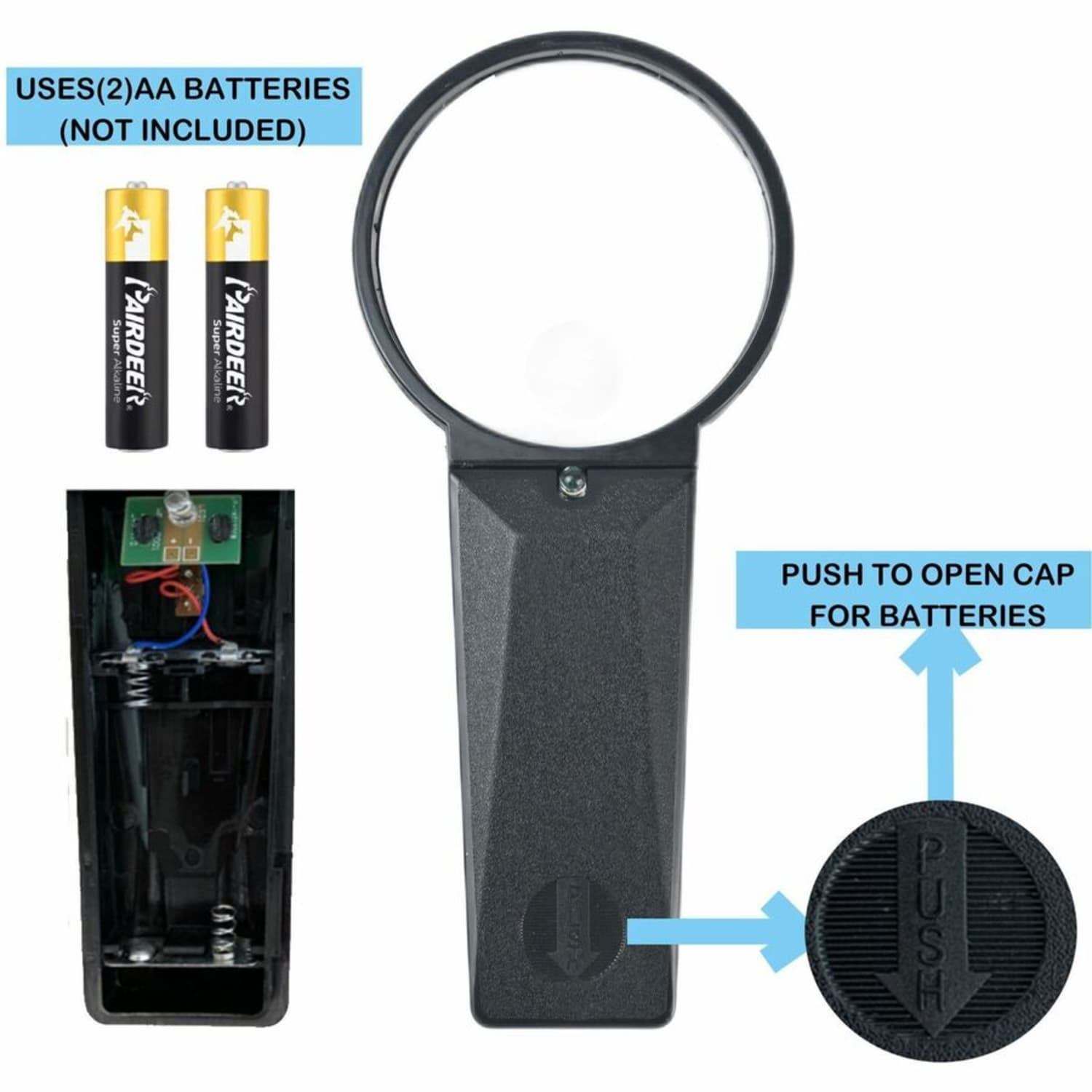 Sparco Illuminated Magnifier, 3in Diameter - Image 5