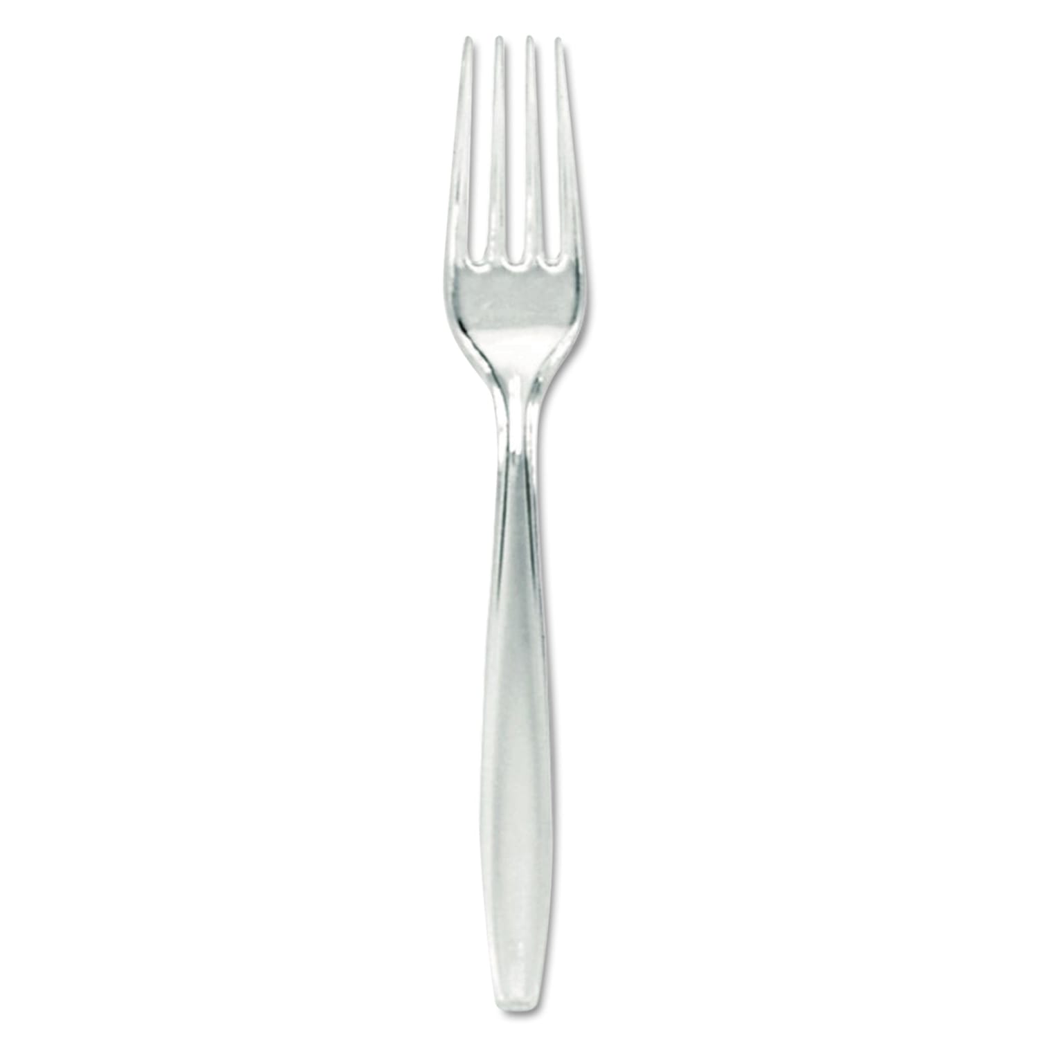 Dixie Heavyweight Plastic Forks, Clear, Pack Of 1,000 Forks