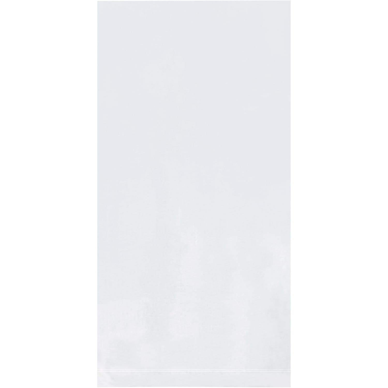 Partners Brand 1.5 Mil Flat Poly Bags, 4in x 12in, Clear, Case Of 1000