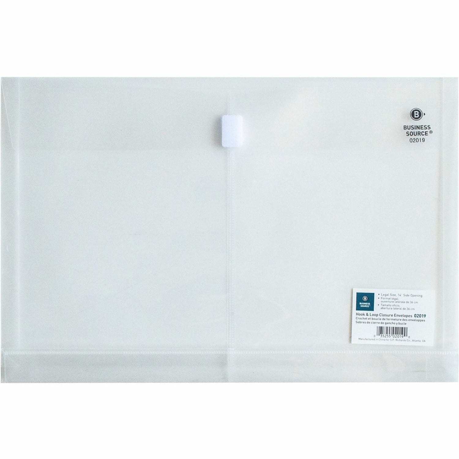 Sparco Side-Open String-A-Long Poly-Hide Envelope, 8 1/2in x 14in, Clear - Image 4