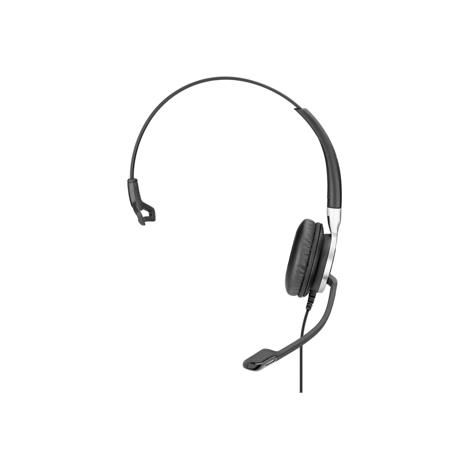 Sennheiser Century SC 630 Wired Mono Headset - Over-the-head - Supra-aural - Black, Silver (Cable not included) - 1000554 - Image 3