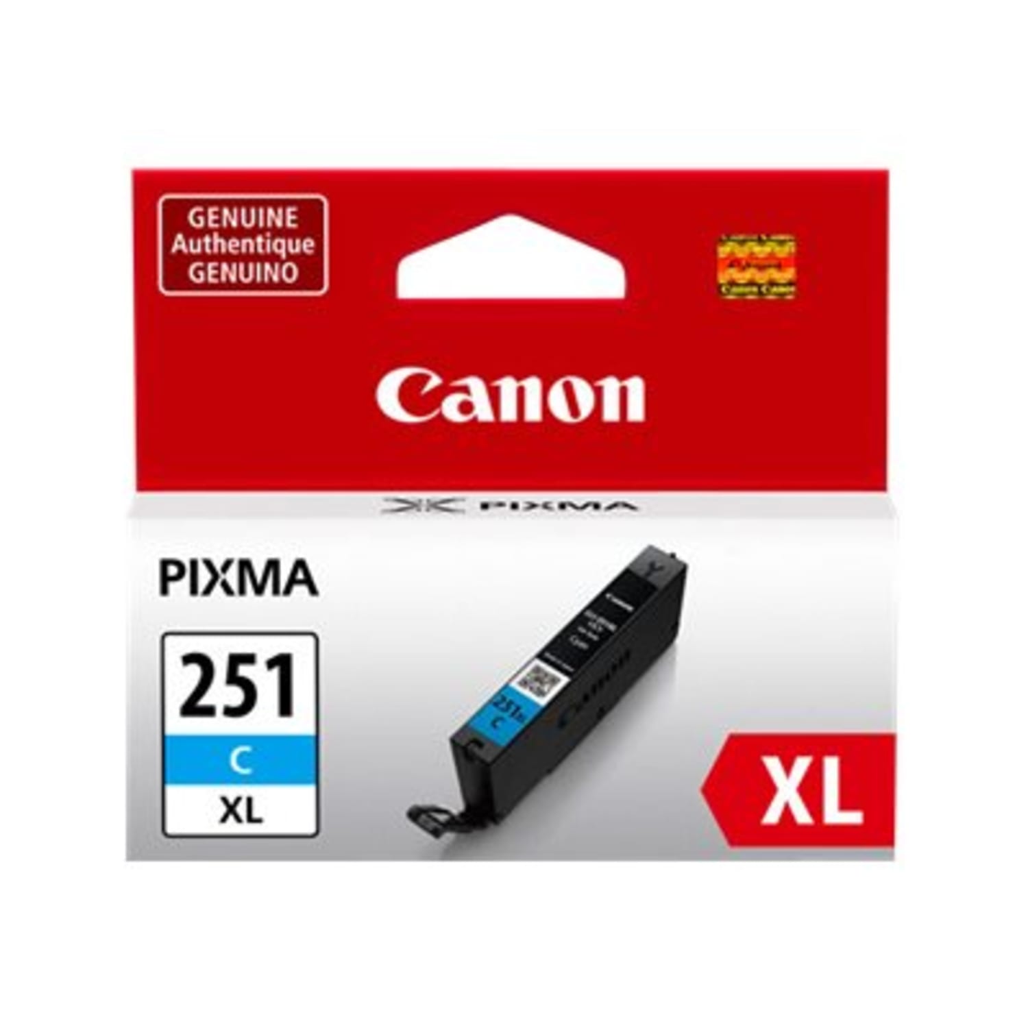 Canon CLI-251XL Cyan High-Yield Ink Tank, CLI-251C XL - Image 3