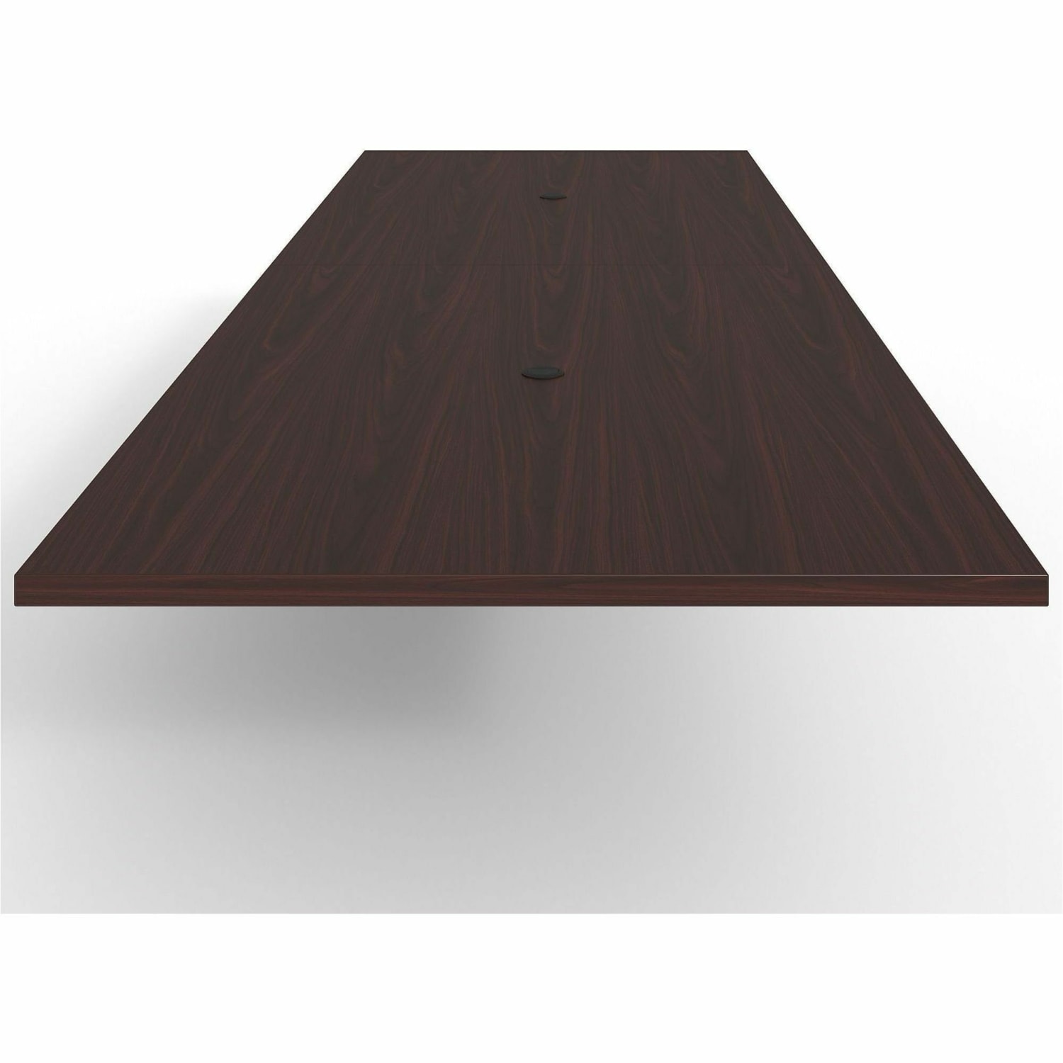 Lorell Prominence 2.0 Rectangular Conference Tabletop, 48in x 72in, Mahogany Rectangle - Image 4
