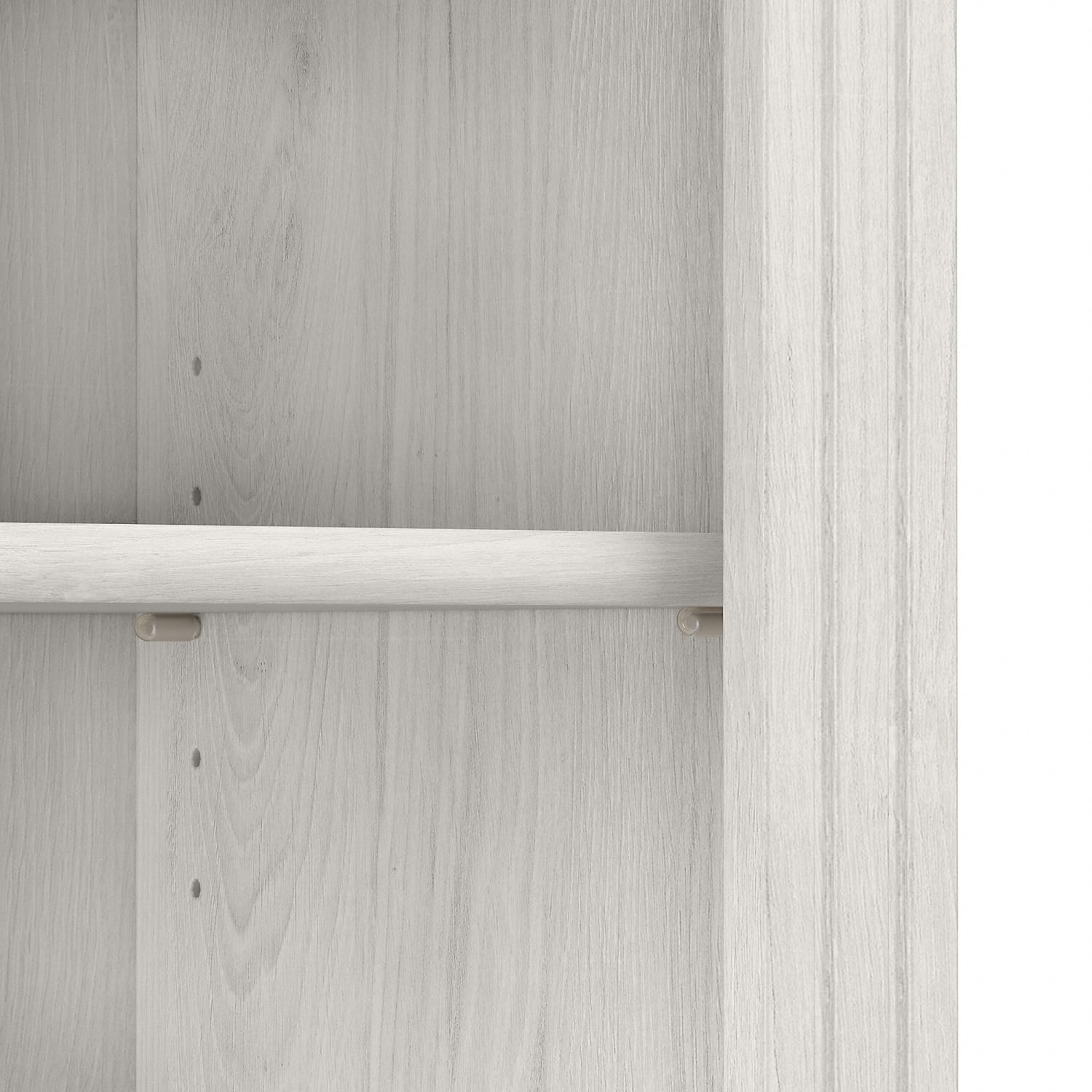 Bush Business Furniture Saratoga 72inH 5-Shelf Bookcases, Linen White Oak, Set Of 2 Bookcases, Standard Delivery - Image 5