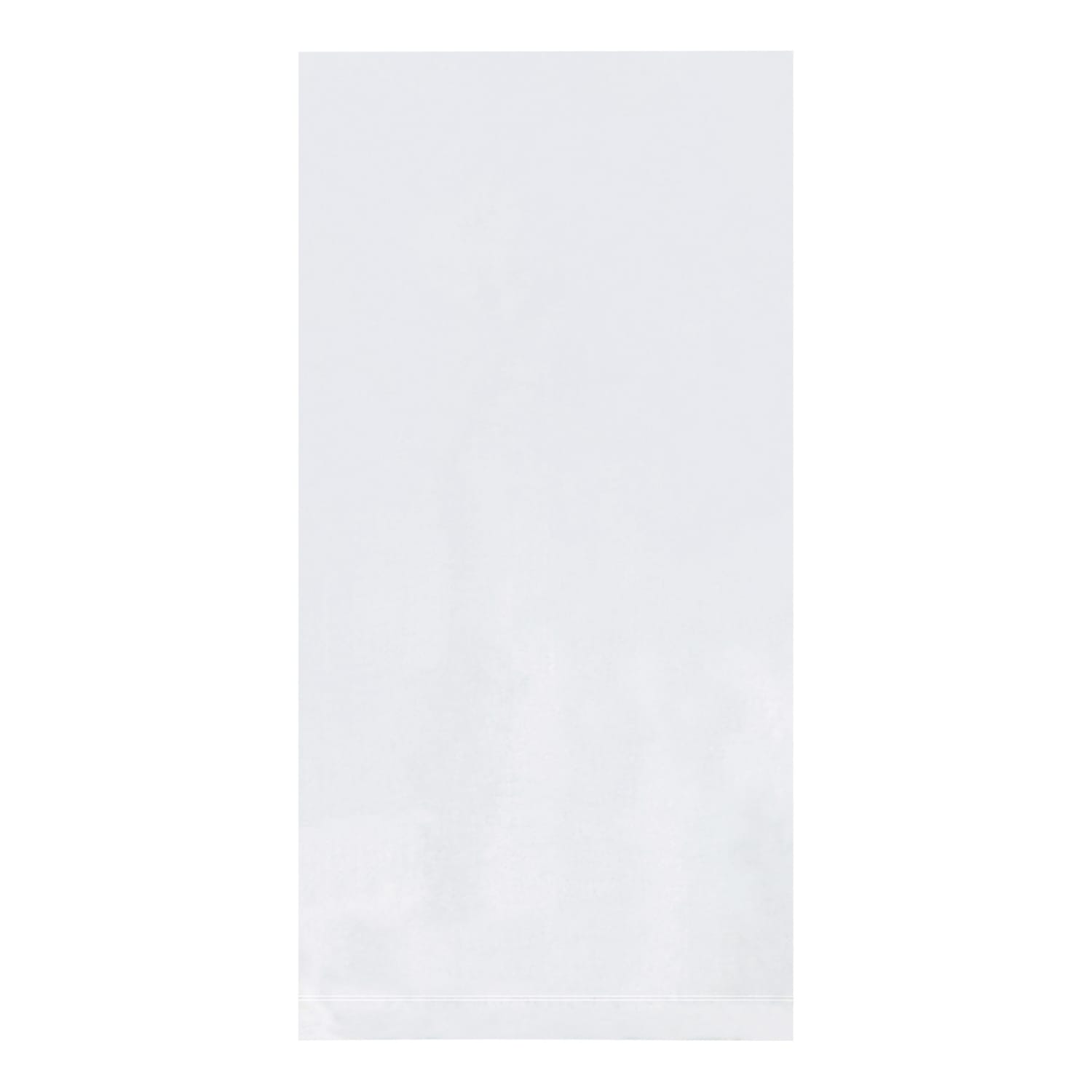 Office Depot Brand 1.5 Mil Flat Poly Bags, 6 x 18in, Clear, Case Of 1000