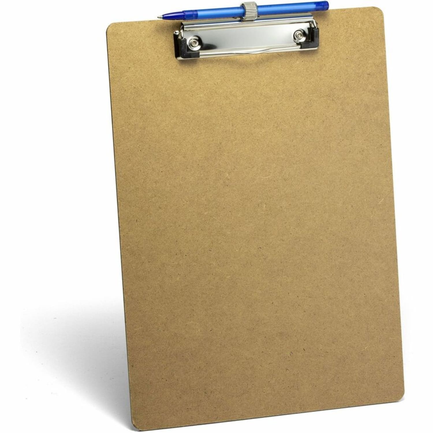 Officemate Letter-Size Wood Clipboard w/Pen Holder, 6PK - 11in x 8 1/2in - Wood - Brown - 1 Each - Image 4