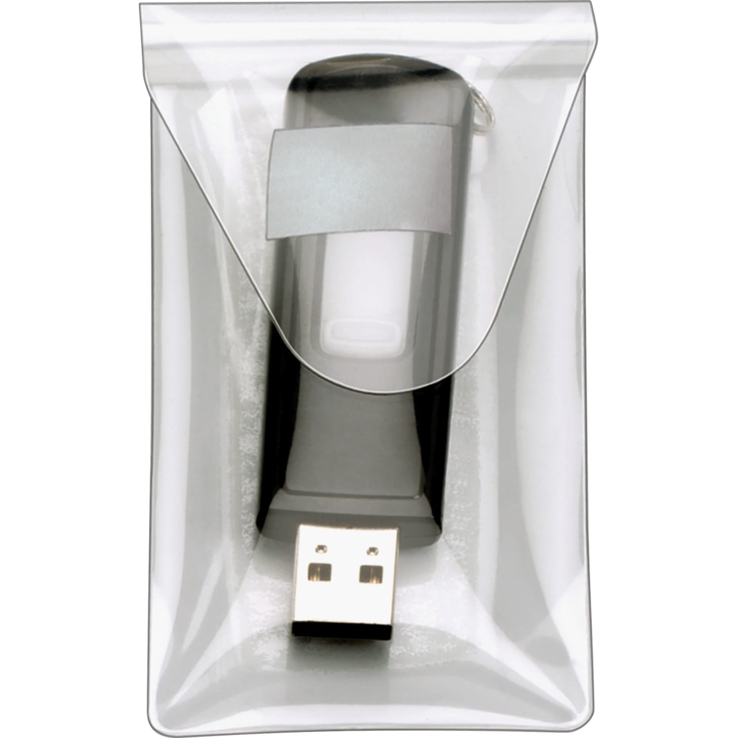 Cardinal HOLD IT Clear USB Poly Pocket - Poly - Clear - Image 3