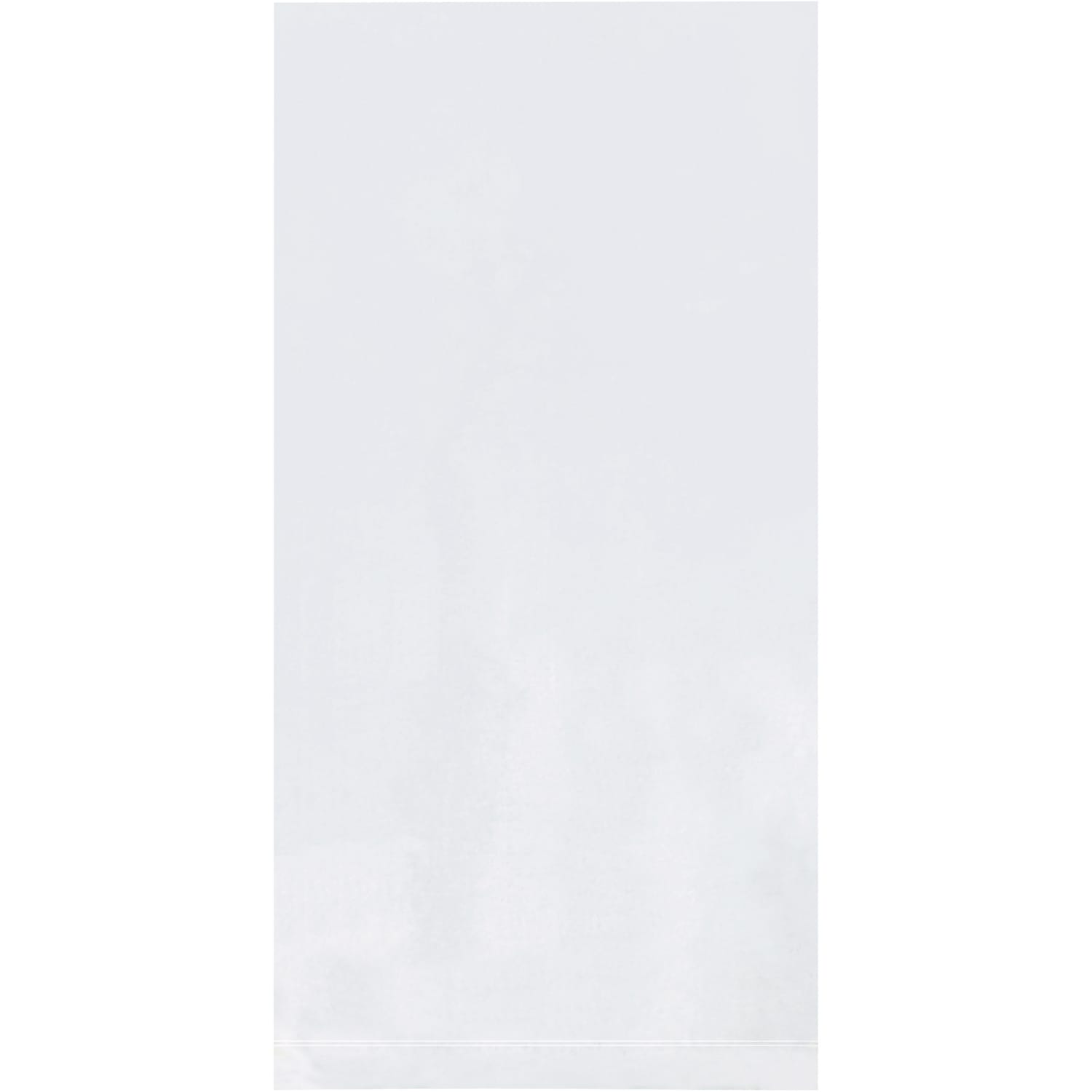 Office Depot Brand 1.5 Mil Flat Poly Bags, 8 x 15in, Clear, Case Of 1000