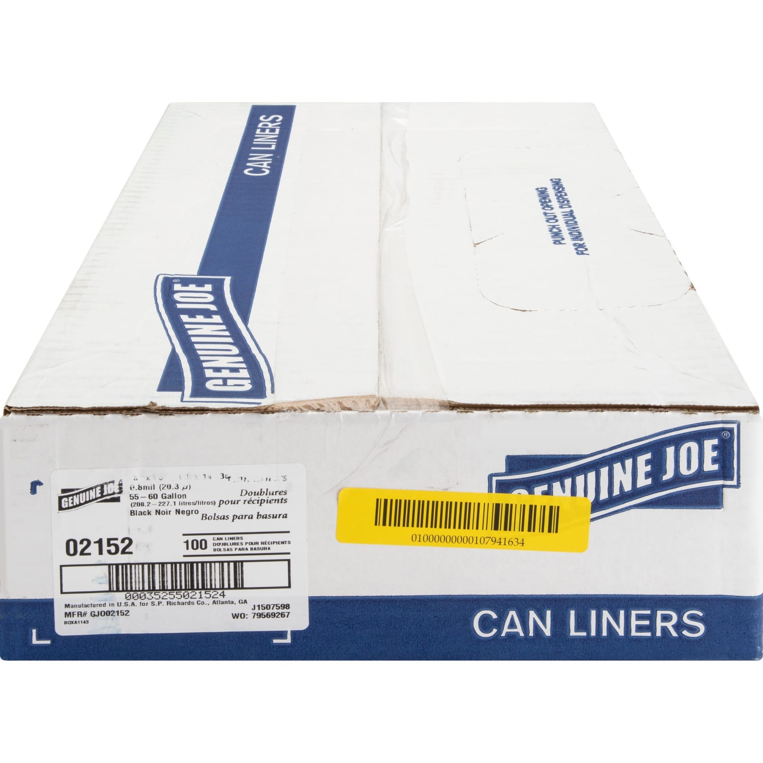 Genuine Joe 2-Ply Can Liners, 60 Gallons, Brown/Black, Box Of 100 - Image 5