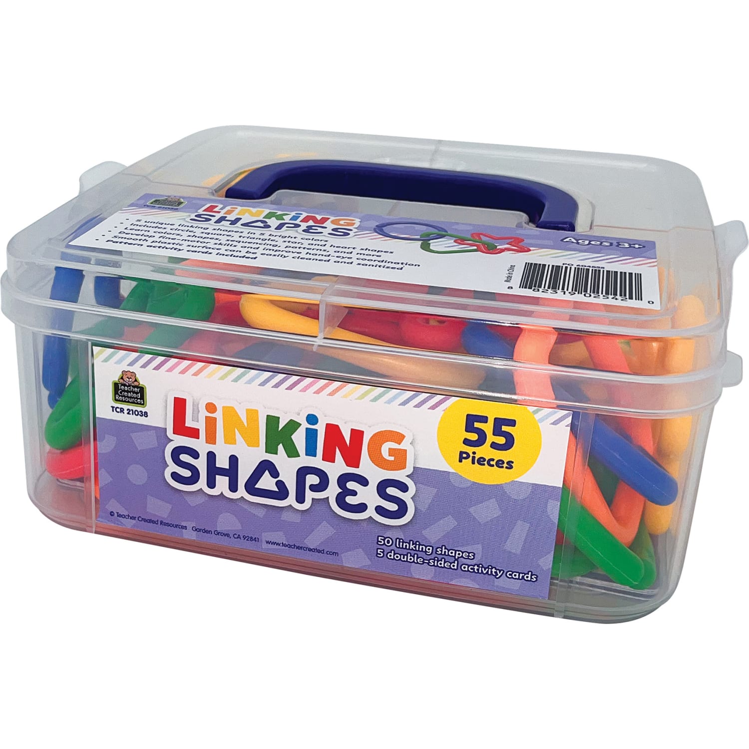 Teacher Created Resources Linking Shapes, Multicolor - Image 3