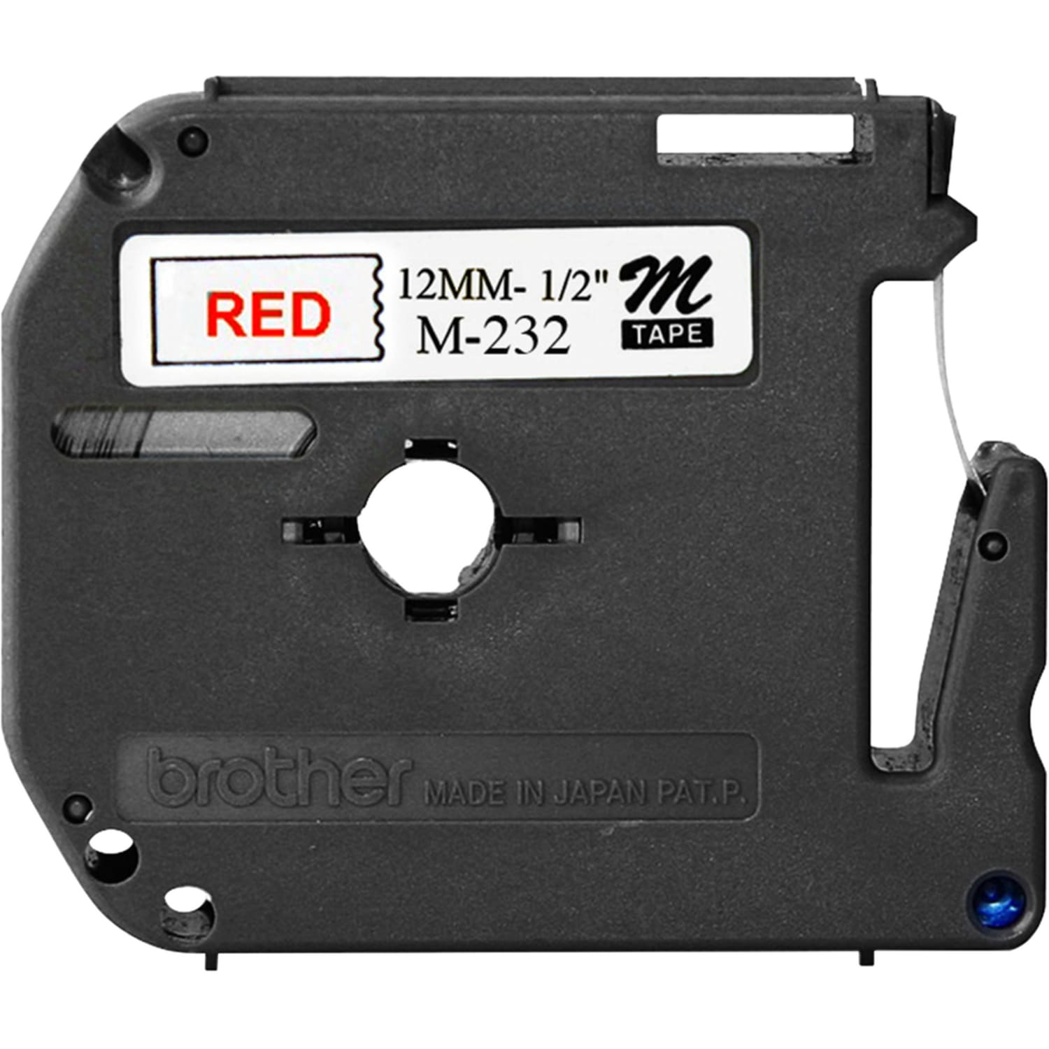P-touch P-touch Nonlaminated M Series Tape Cartridge - 1/2inx 26 1/5 ft - Rectangle - Direct Thermal - White - Self-adhesive, Non-laminated - 3/Bundle - Image 4