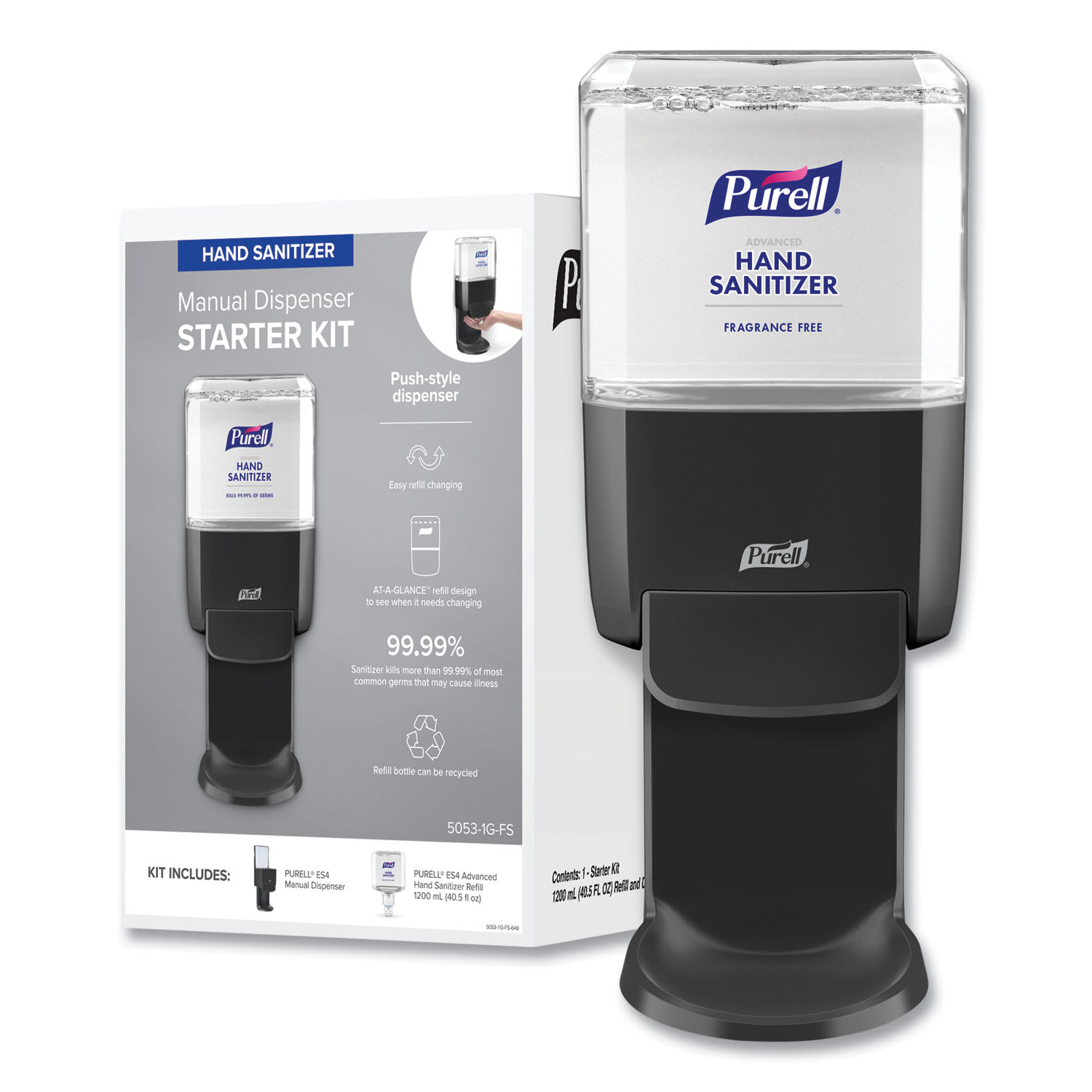 PURELL Advanced Hand Sanitizer Foam ES4 Starter Kit, Graphite - Image 5