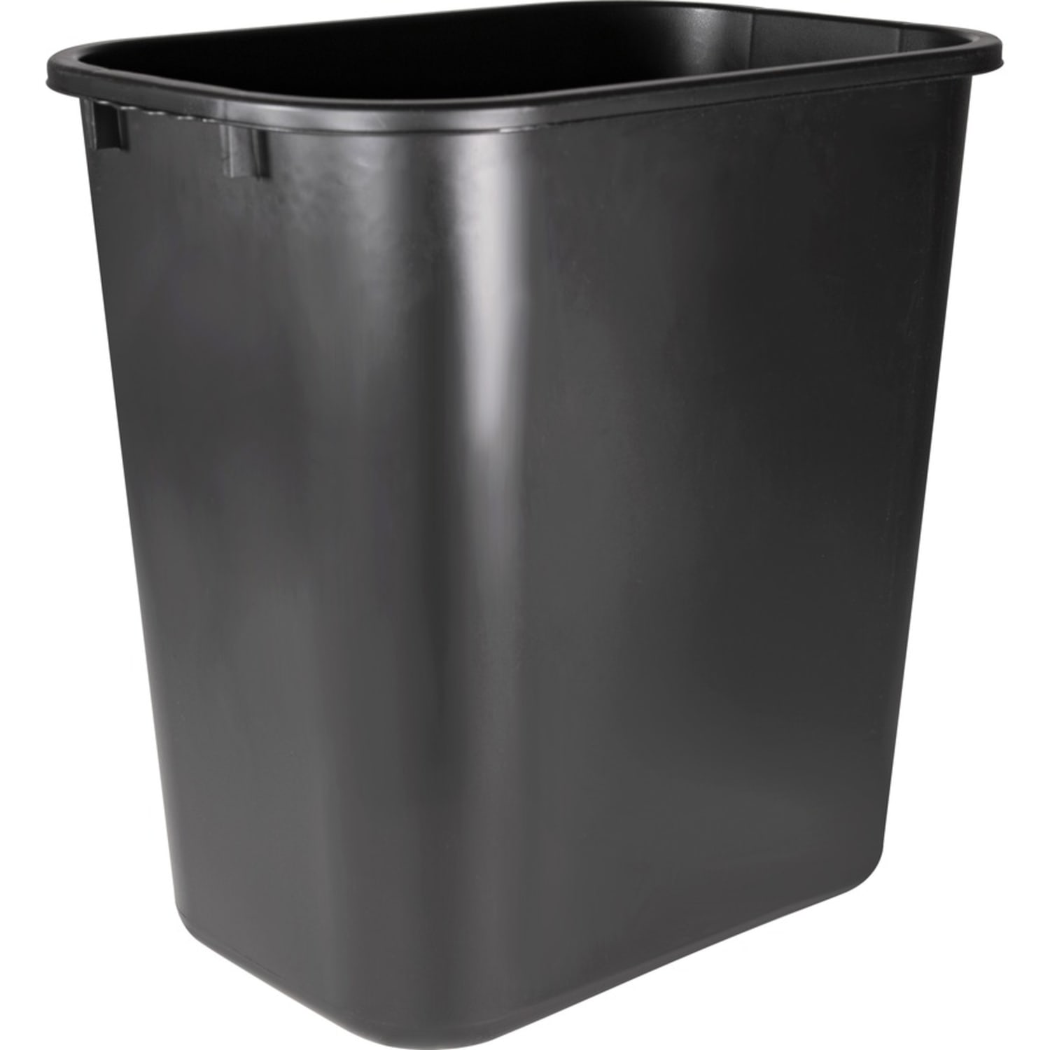 Sparco Rectangular Wastebasket, 7 Gallons, 15in x 14 1/2in, Black - Image 5