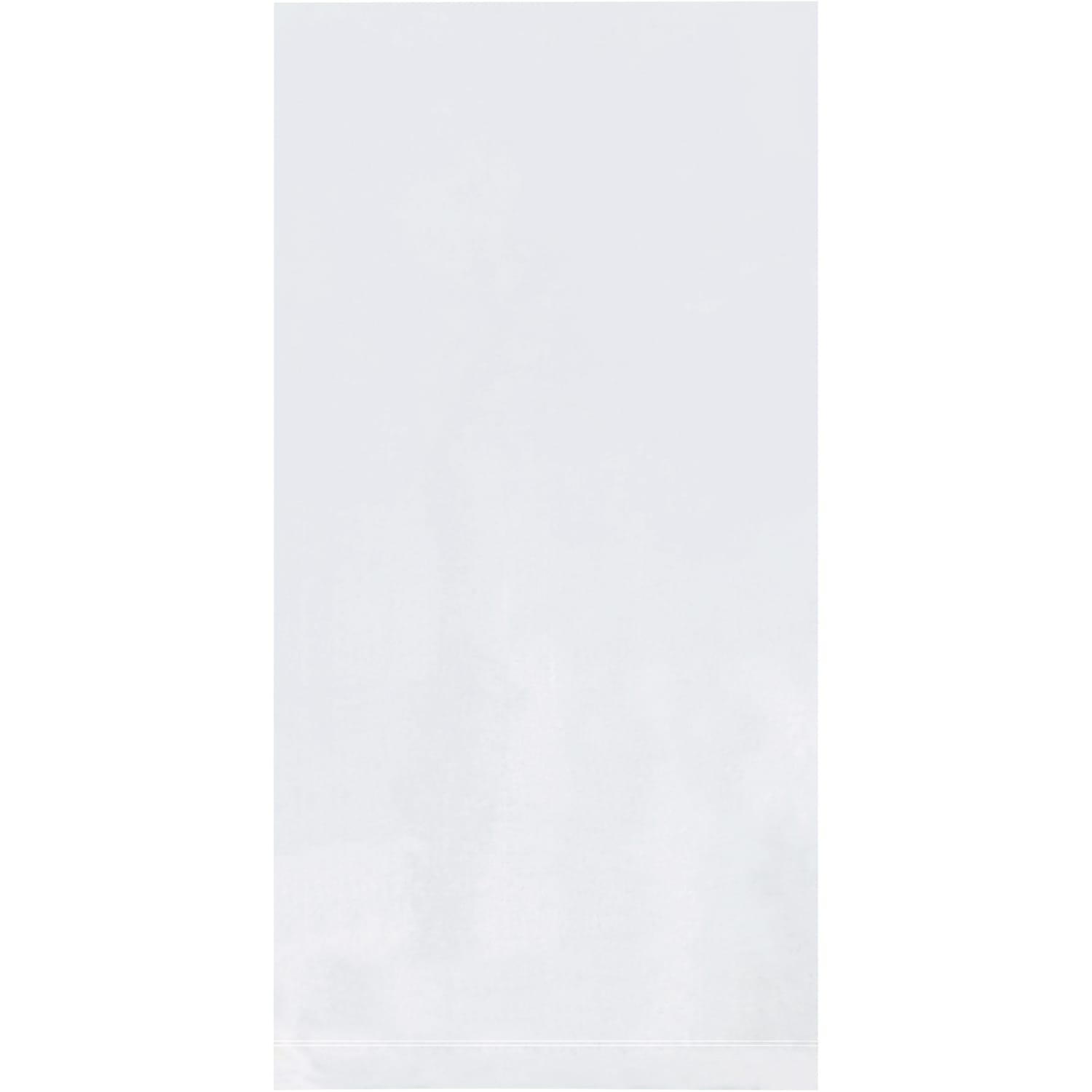 Office Depot Brand 1.5 Mil Flat Poly Bags, 12in x 20in, Clear, Case Of 1000