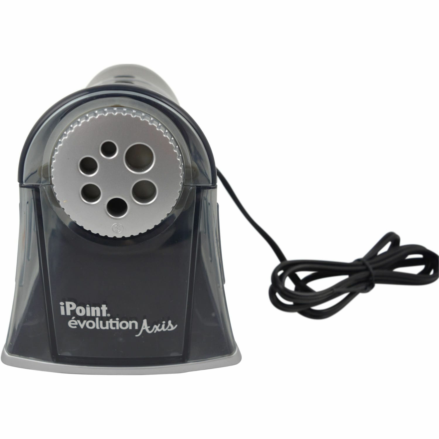 Acme United iPoint Evolution Axis 6-Hole Electric Pencil Sharpener, Silver - Image 4