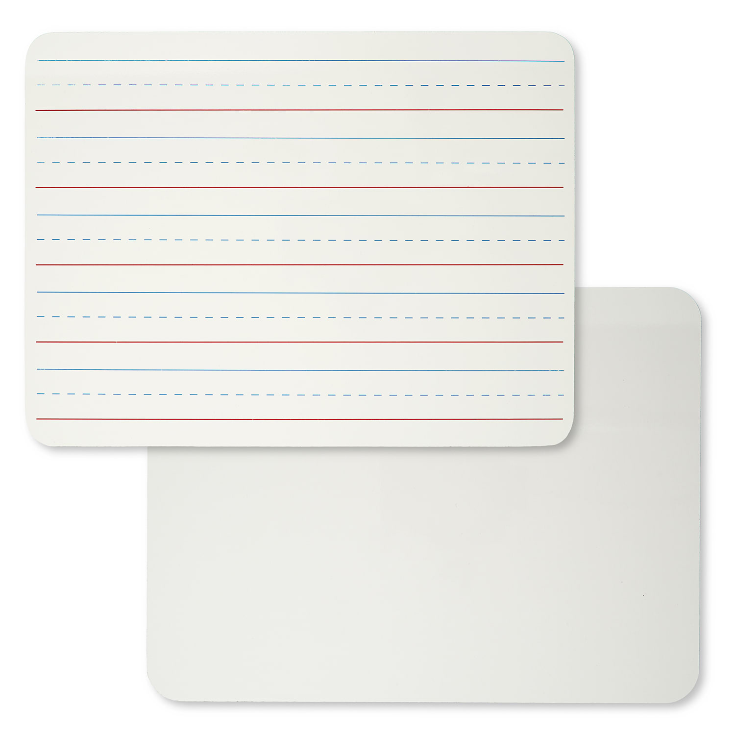 Charles Leonard Dry Erase Classpack, Plain/Primary Lined 2-Sided Boards, Markers & Erasers, Pack Of 12 - Image 3