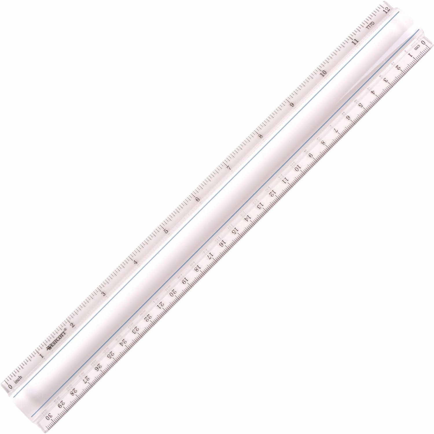 Acme Magnifying Ruler, Clear, 12in - Image 3