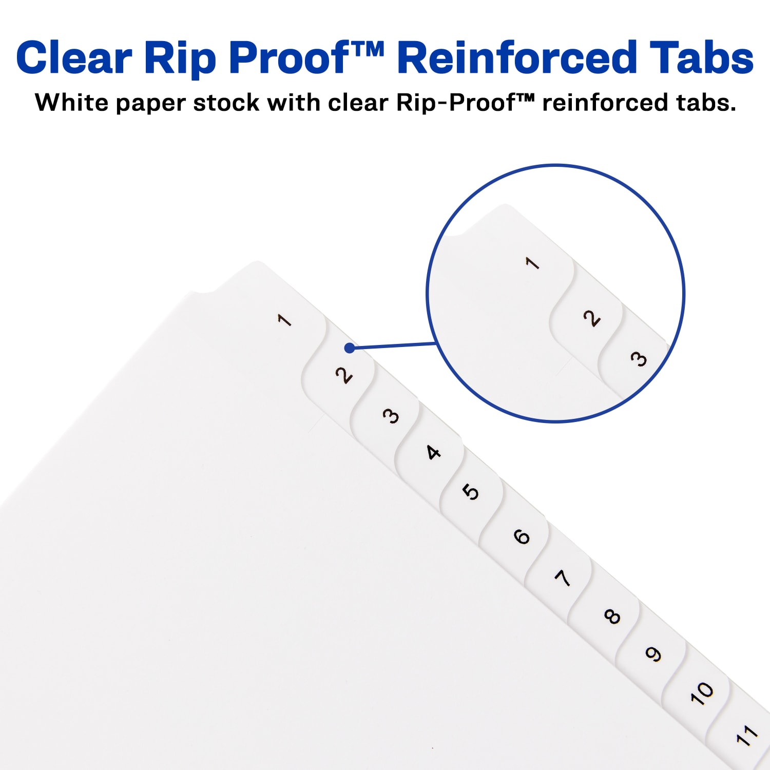 Avery Allstate-Style Collated Legal Exhibit Dividers, 8 1/2in x 11in, White Dividers/White Tabs, 1-25, Pack Of 25 Tabs - Image 3