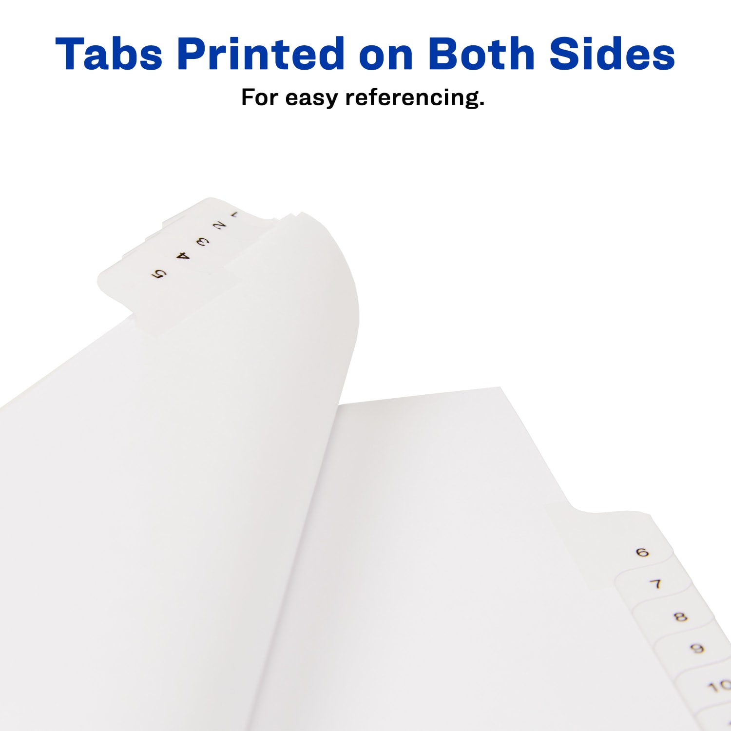 Avery Allstate-Style Collated Legal Exhibit Dividers, 8 1/2in x 11in, White Dividers/White Tabs, 1-25, Pack Of 25 Tabs - Image 5