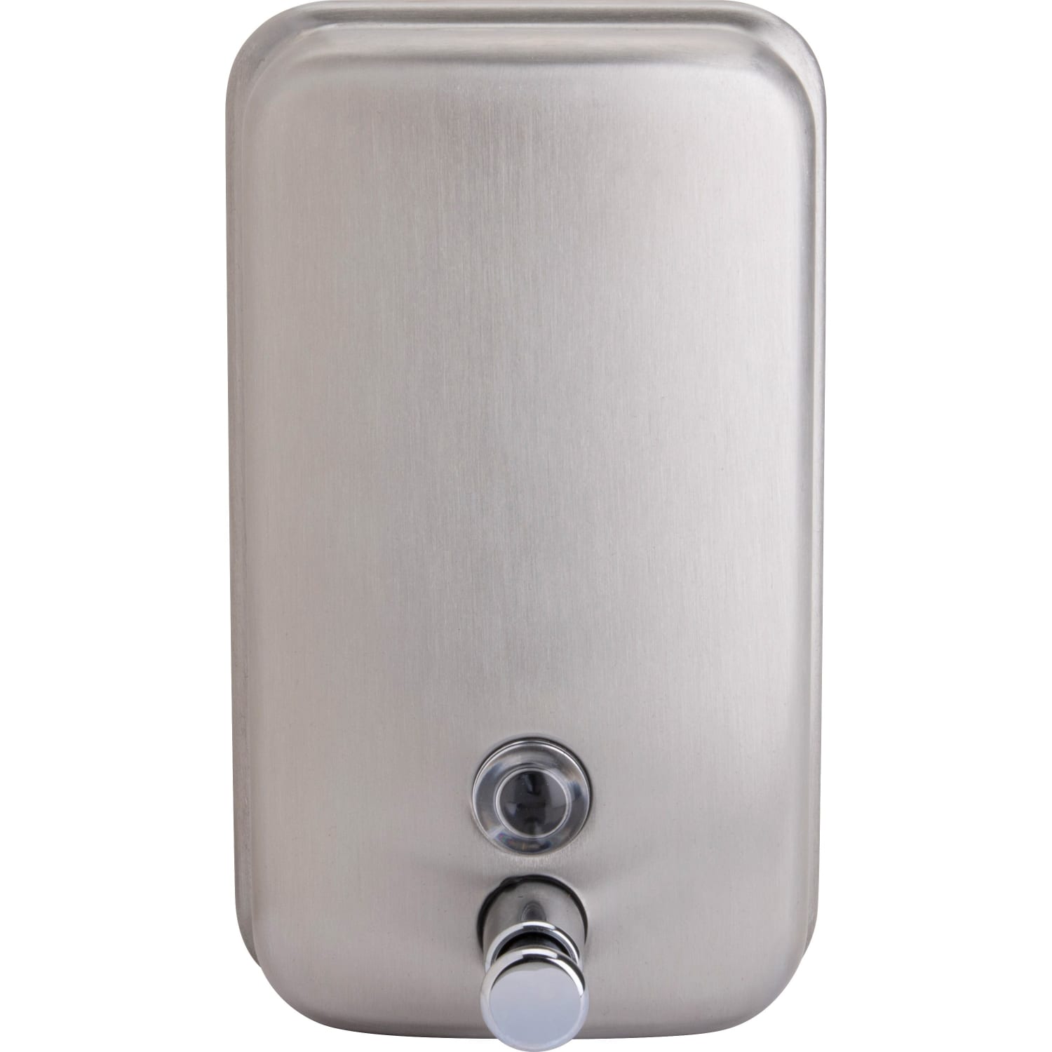 Genuine Joe Stainless Steel Hand Soap Dispenser, Silver - Image 3