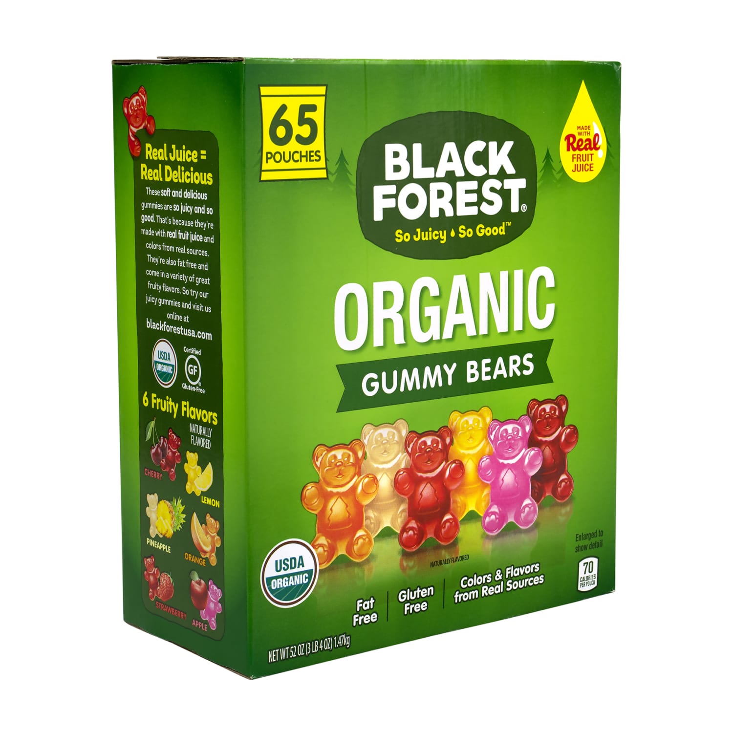 Black Forest Organic Gummy Bears, 0.8 Oz Bag, Box Of 65 Bags - Image 4