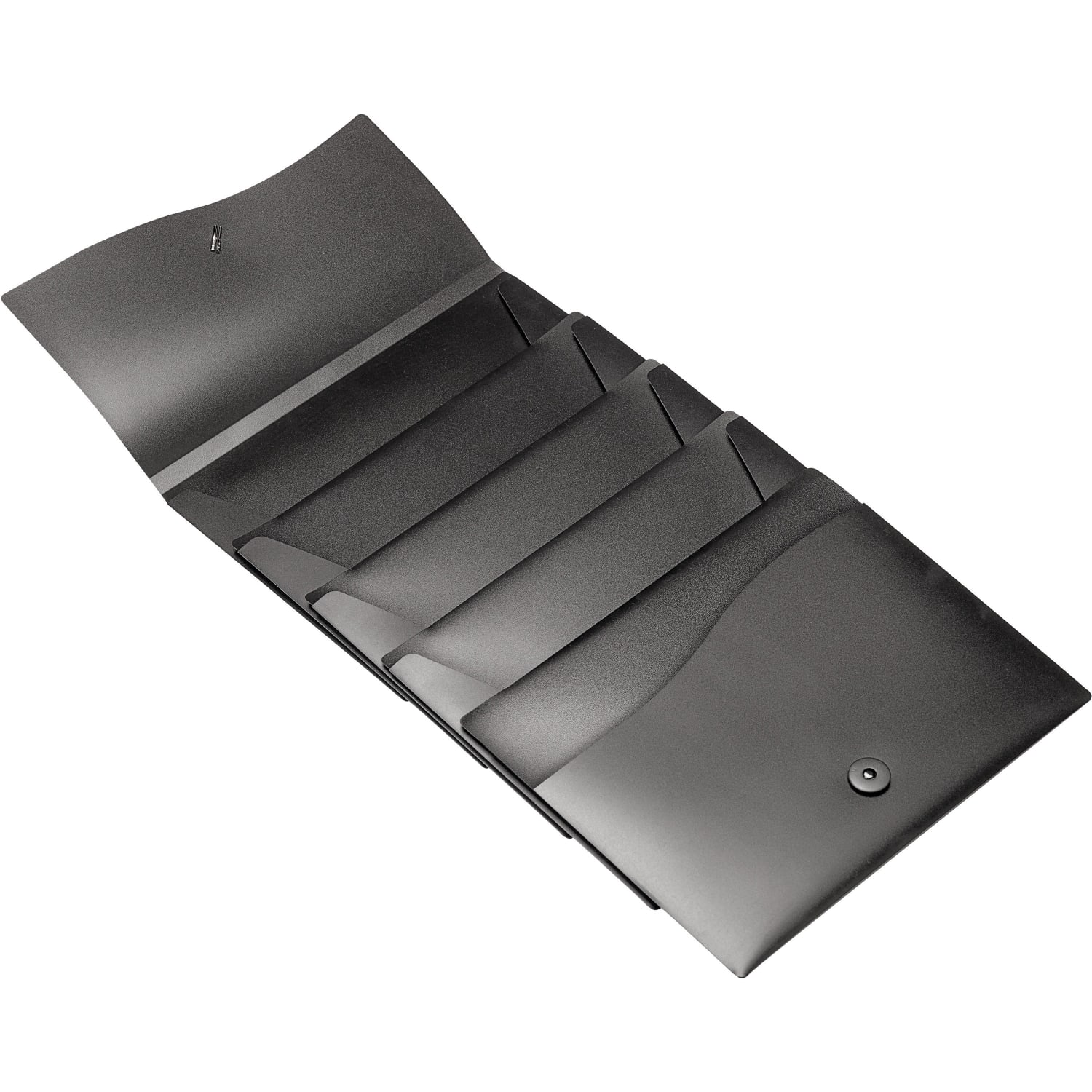 Avery Slide & View Expanding File - Letter - 8 1/2in x 11in Sheet Size - 200 Sheet Capacity - 5 Pocket(s) - Black - 1 Each - Image 3
