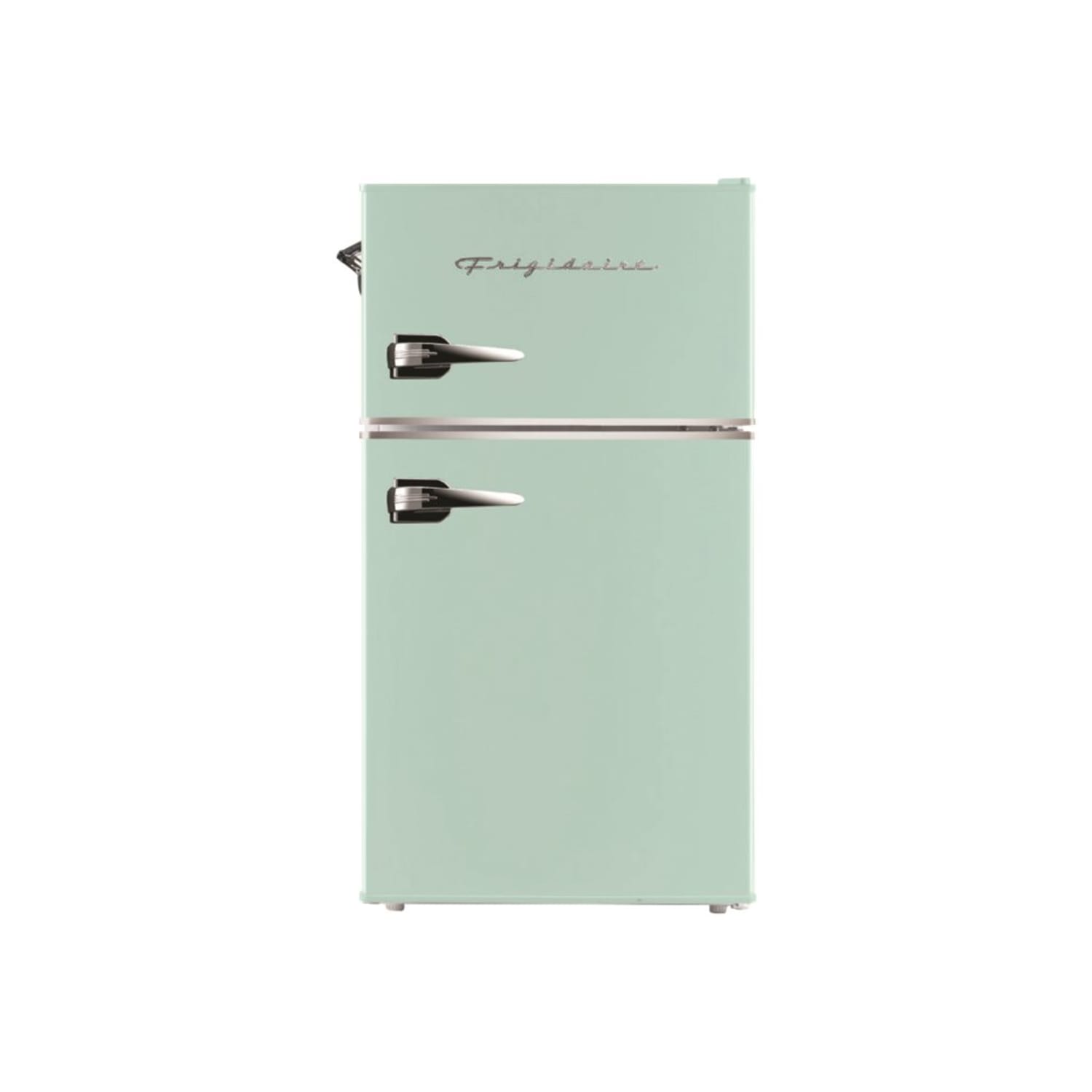 Frigidaire 2-Door Retro 3.2 cu ft Compact Bar Fridge with Freezer and Side Bottle Opener, Mint - Image 5