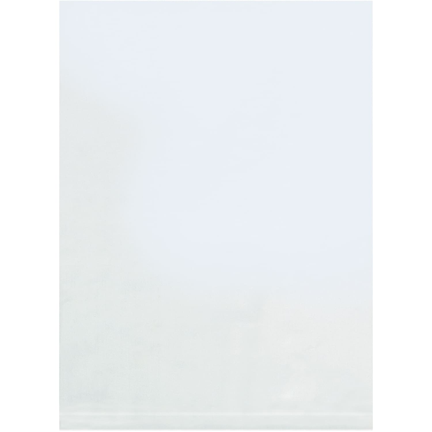 Office Depot Brand 2 Mil Flat Poly Bags, 5in x 12in, Clear, Case Of 1000