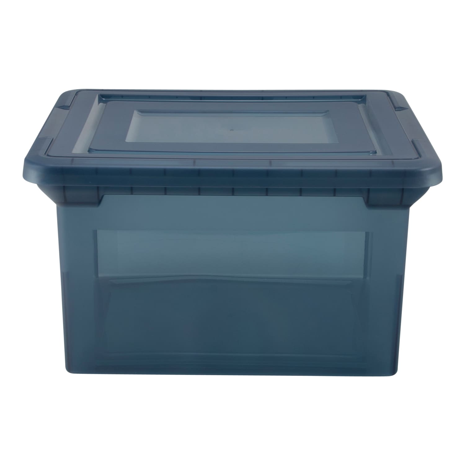 Office Depot Brand File Tote, 35 Qt, Letter/Legal Size, 10-13/16inH x 13-5/8inW x 18inD, Copen Blue - Image 5