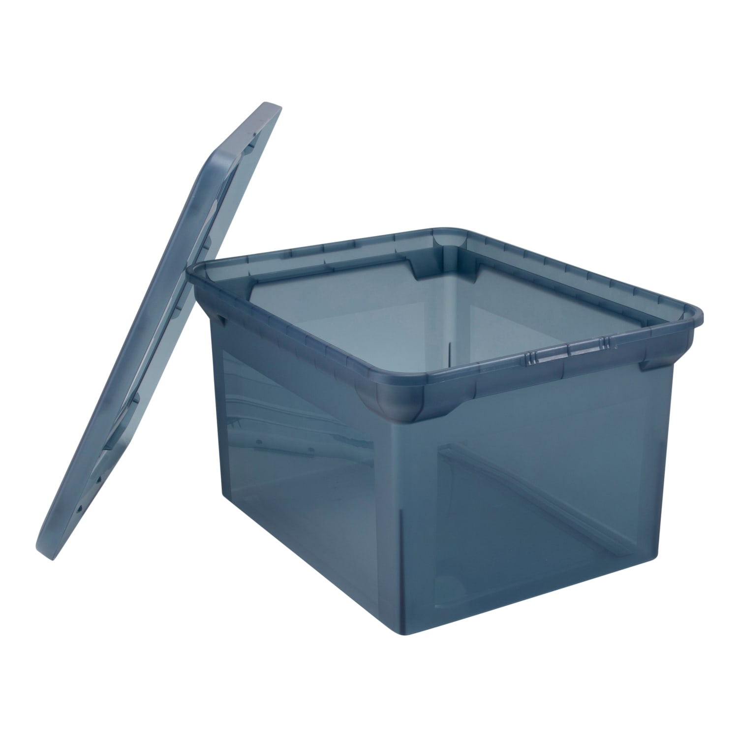 Office Depot Brand File Tote, 35 Qt, Letter/Legal Size, 10-13/16inH x 13-5/8inW x 18inD, Copen Blue - Image 6