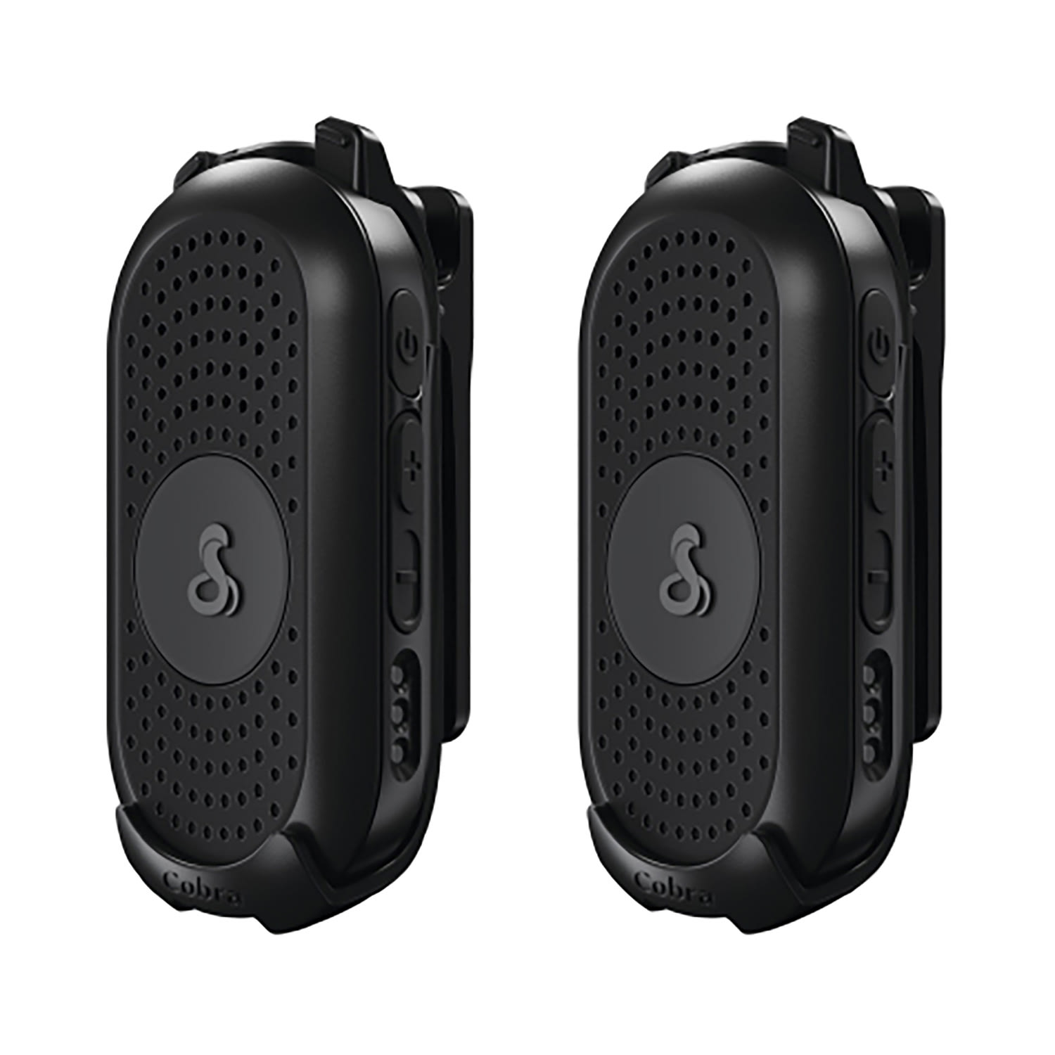 Cobra PX280 Compact 2-Way Handheld Business Radio with Dual-Dock Charger and Headset, Black, 2-Pack - Image 3