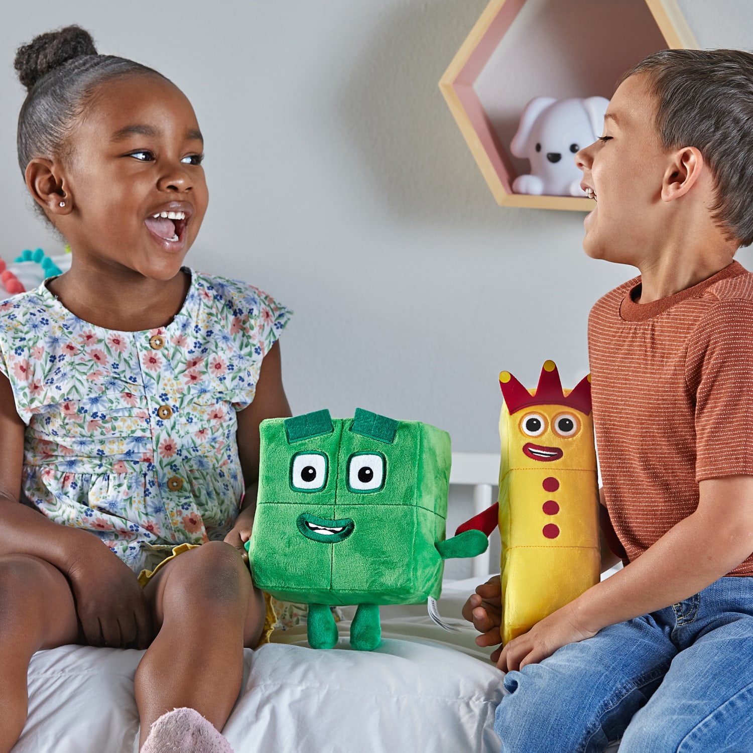 Hand2mind Numberblocks 3 & 4 Playful Pals Plush - Image 5