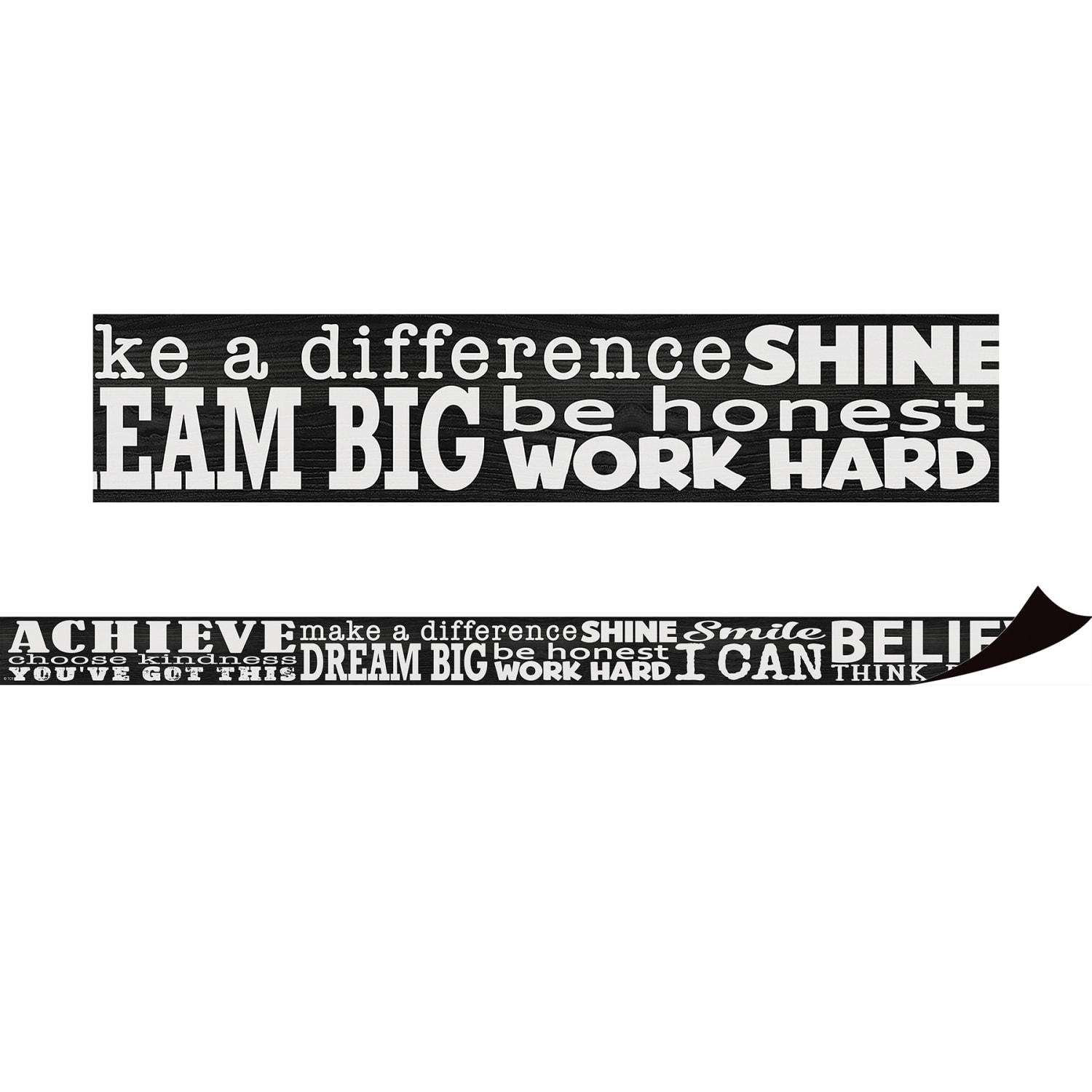Teacher Created Resources Magnetic Border, Modern Farmhouse Positive Sayings, 24ft Per Pack, Set Of 2 Packs - Image 3