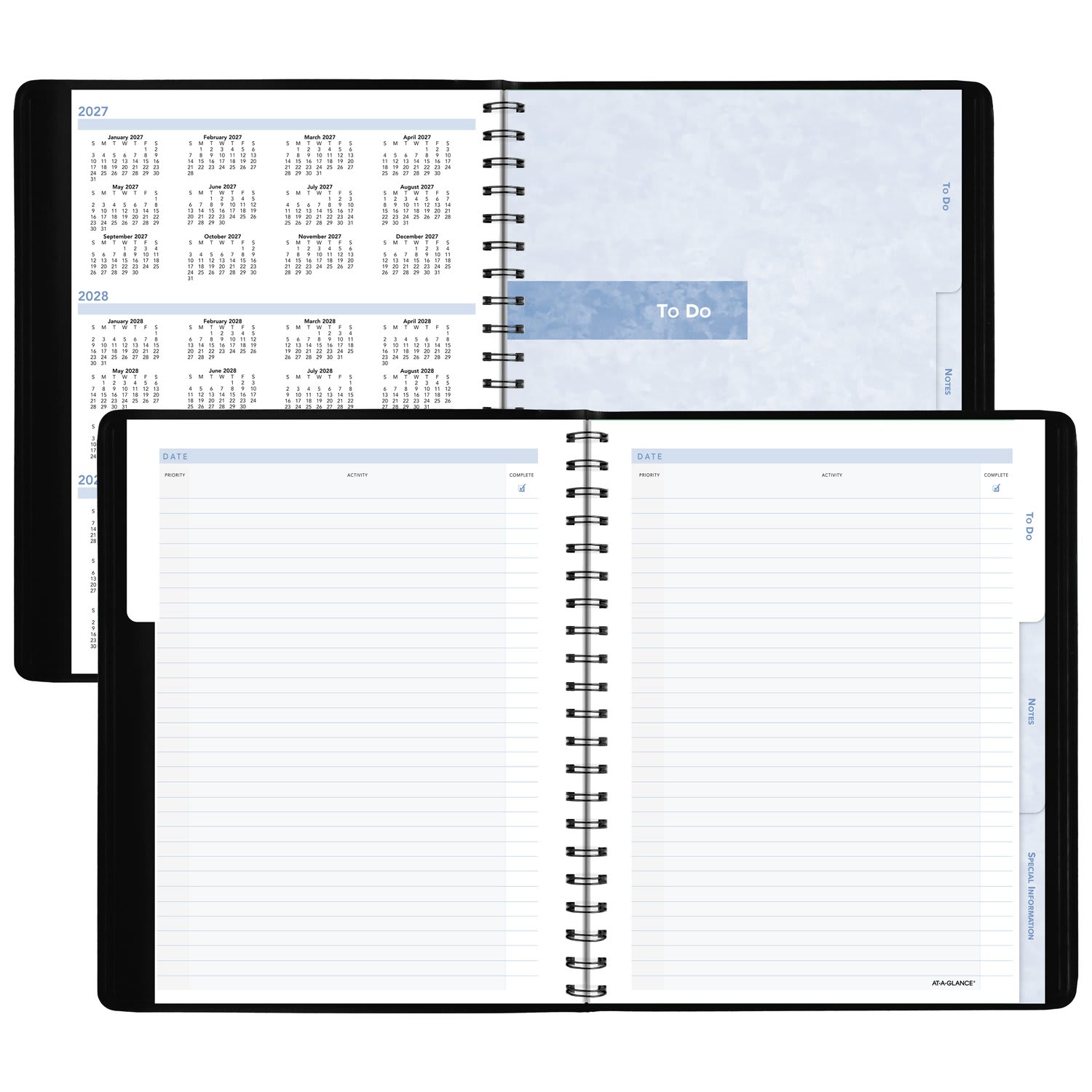AT-A-GLANCE The Action Planner 2027 Weekly Appointment Book Planner, Black, Large, 8in x 11in - Image 6