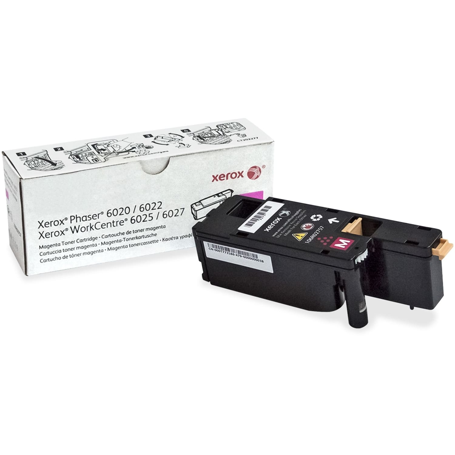Xerox 6022/6027 Magenta Toner Cartridge, 106R02757 - Image 5